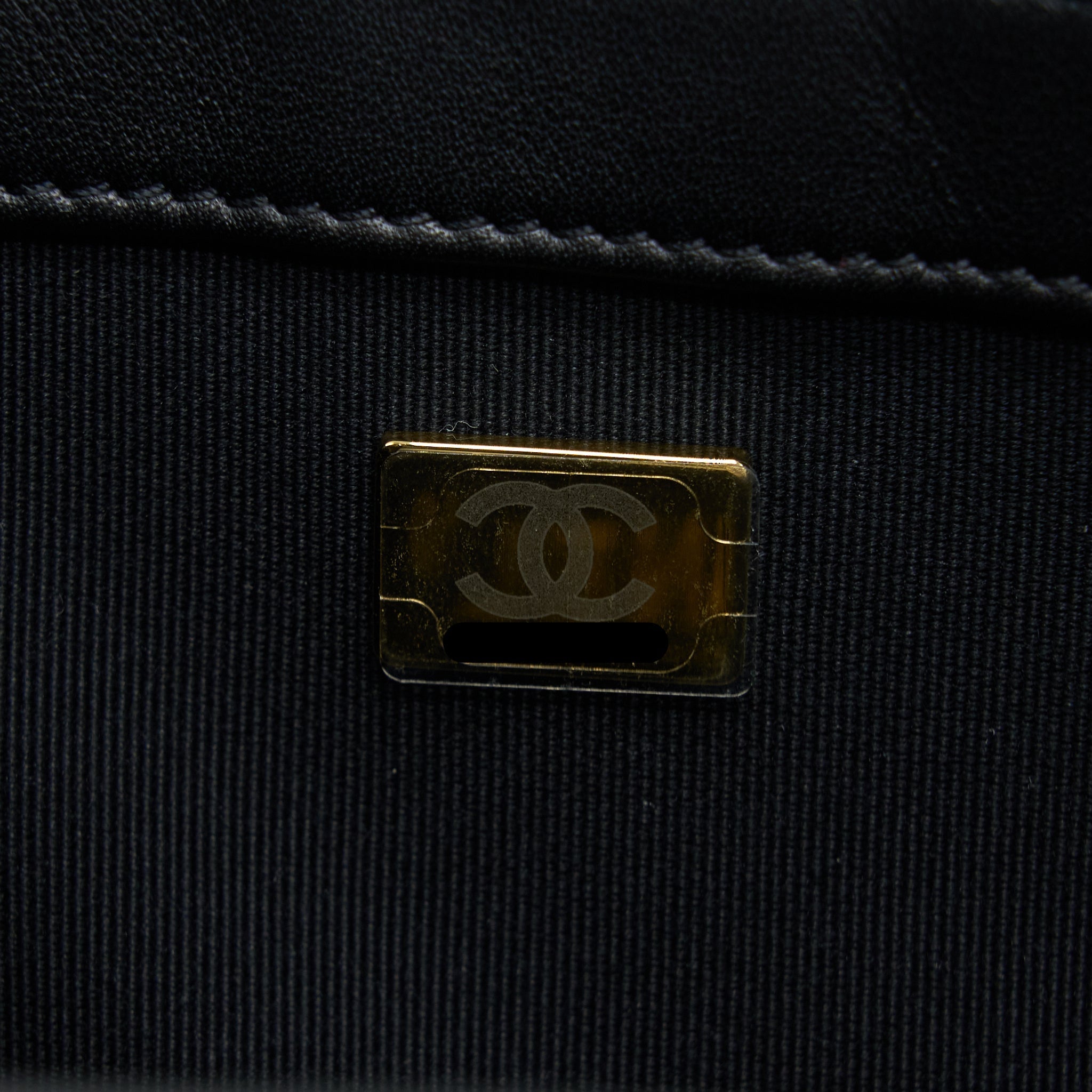 Chanel Medium Boy Bag Calfskin Black  (Microchip)