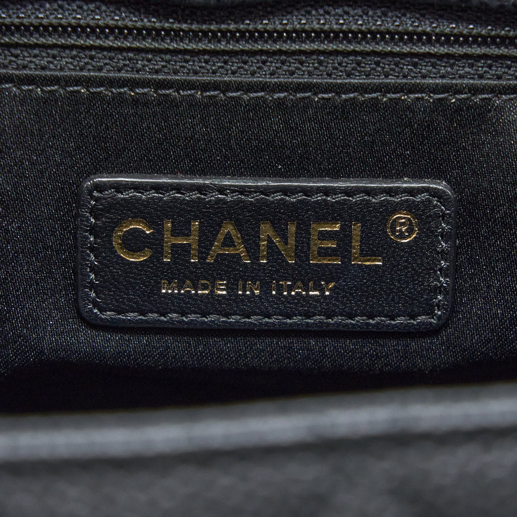 Chanel Grand Shopping Tote Bag Caviar Black
