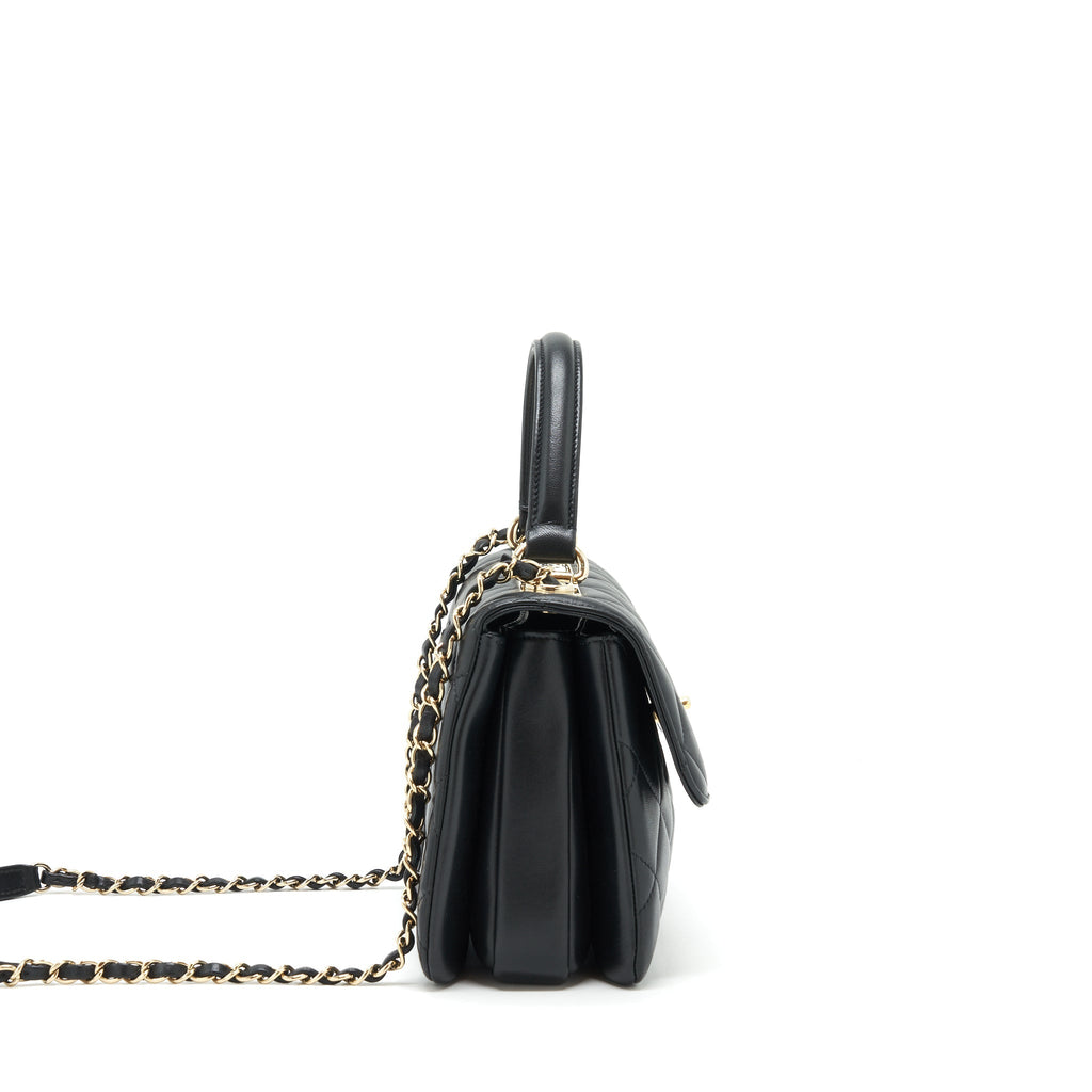 Chanel Trendy CC Flap Bag Lambskin Black L