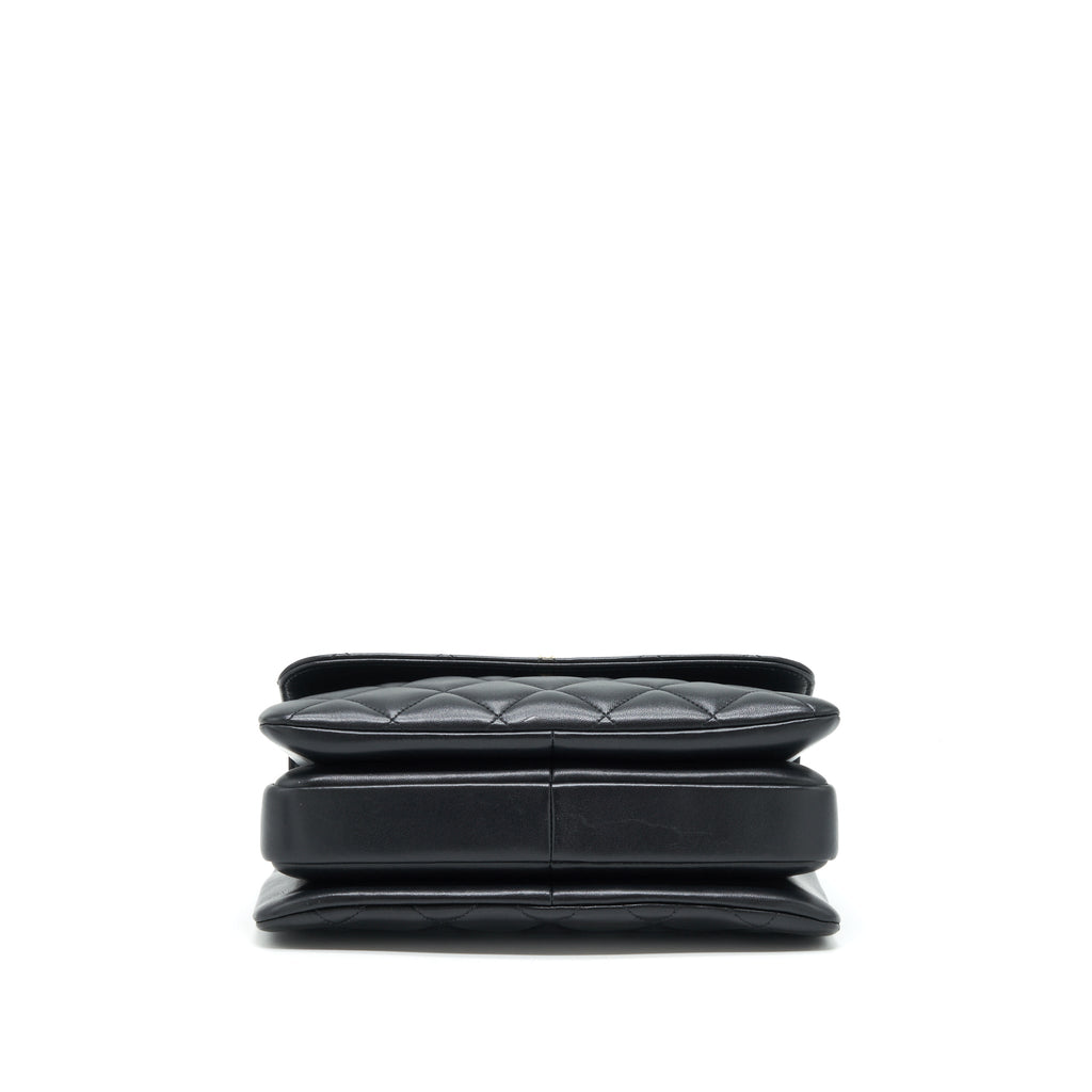 Chanel Trendy CC Flap Bag Lambskin Black L