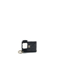 Chanel Mini Flap Bag With Camellia Chain Lambskin Black L