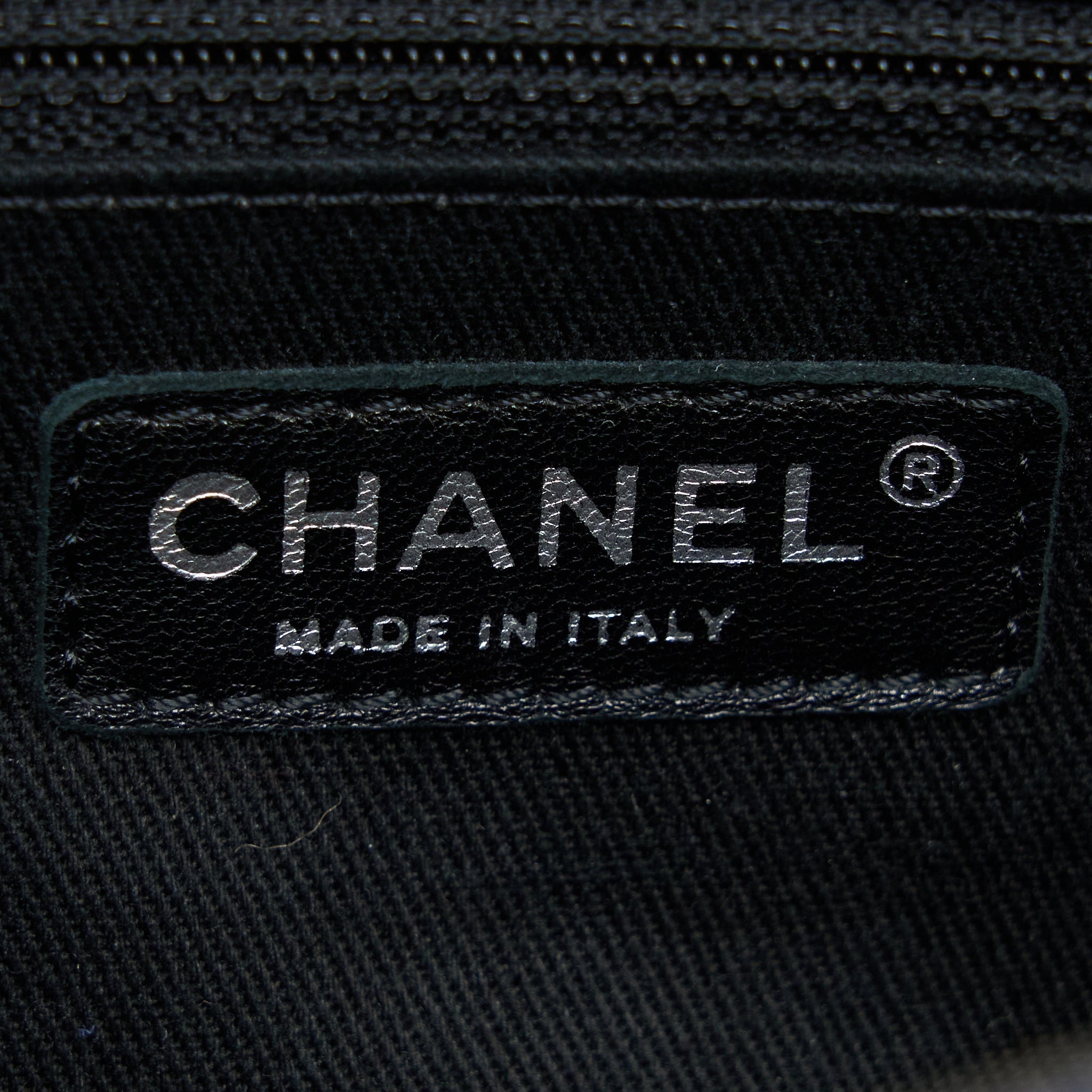 Chanel Seasonal Signal Flap Bag Caviar Blue Ruthenium Hardware