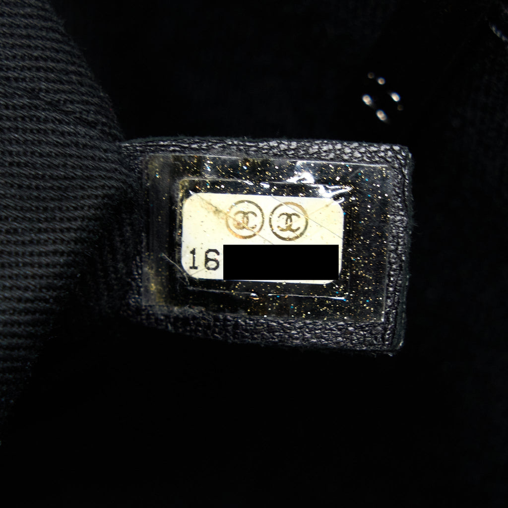 Chanel Seasonal Signal Flap Bag Caviar Blue Ruthenium Hardware