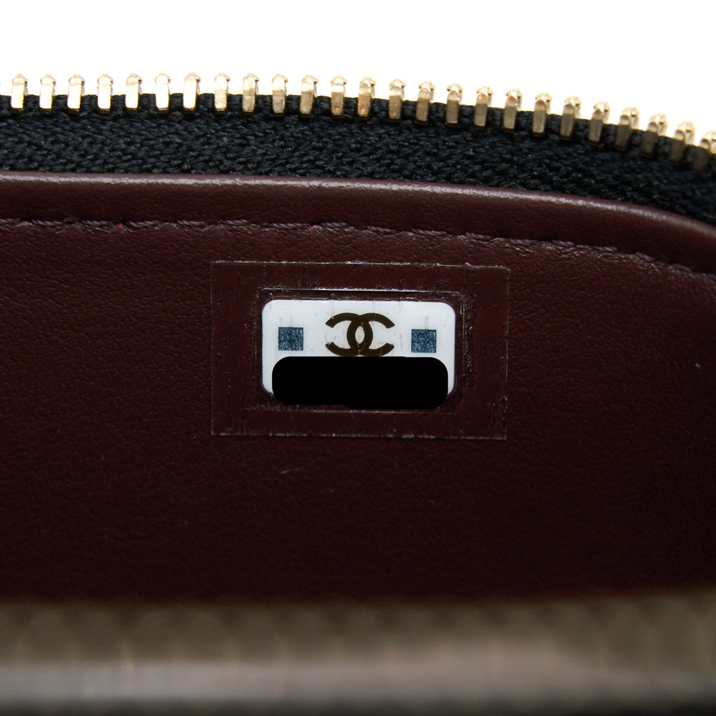 Chanel Mini Vanity with Chain Caviar Black L