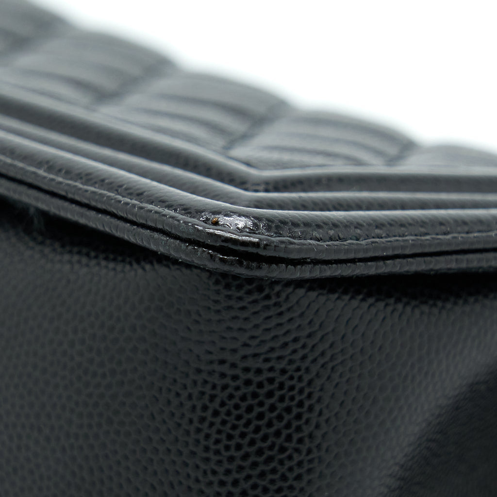Chanel Small Boy Bag Caviar Black