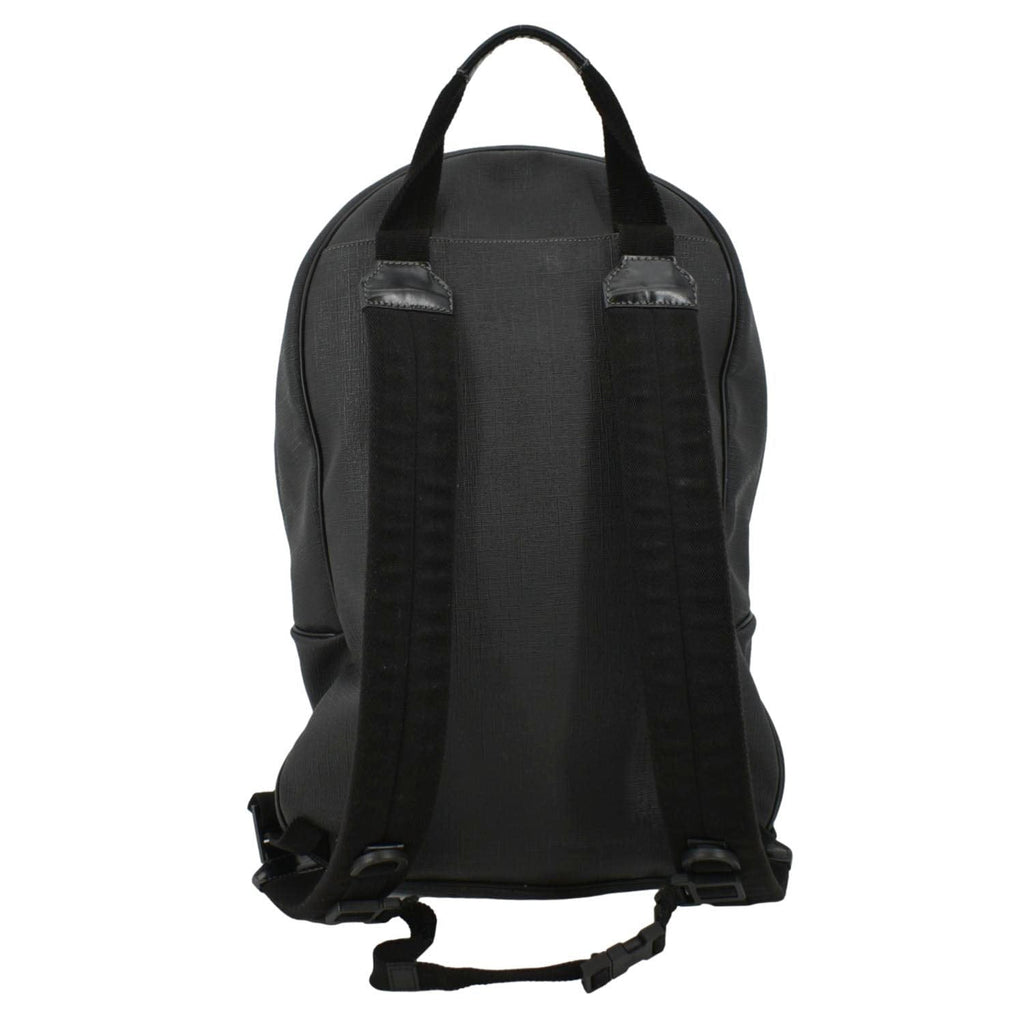GUCCI Interlocking G Coated Canvas Backpack Black 223705