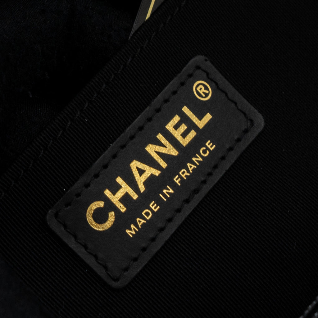 Chanel Medium Classic Boy Bag Caviar Black
