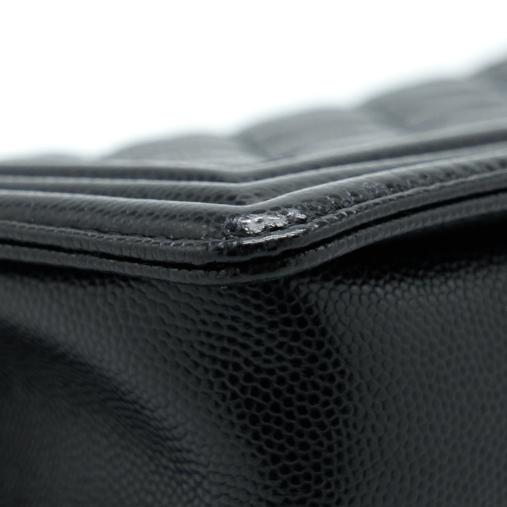 Chanel Small Boy Bag Caviar Black