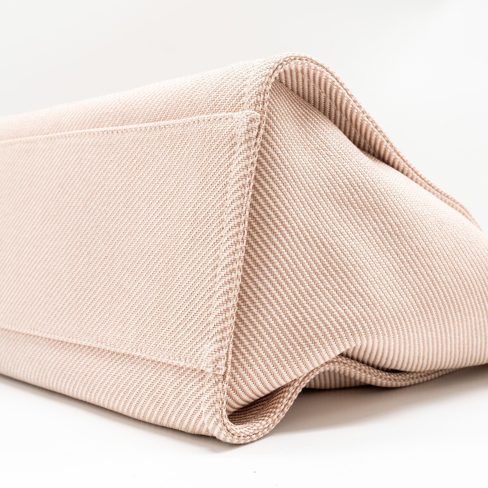 Chanel Deauville Tote Bag Canvas Light Pink L