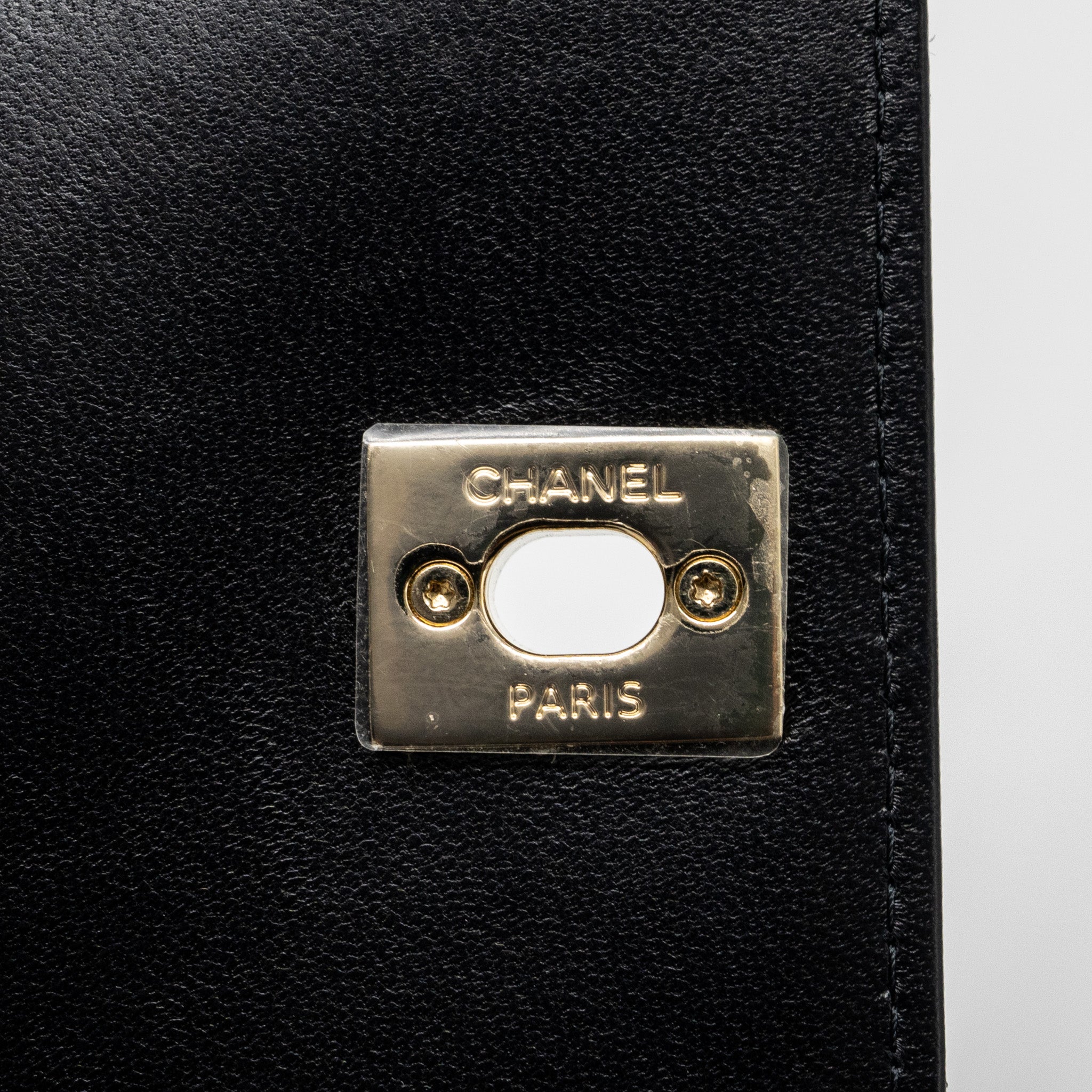 Chanel Mini Trendy CC Wallet on Chain Lambskin Black L