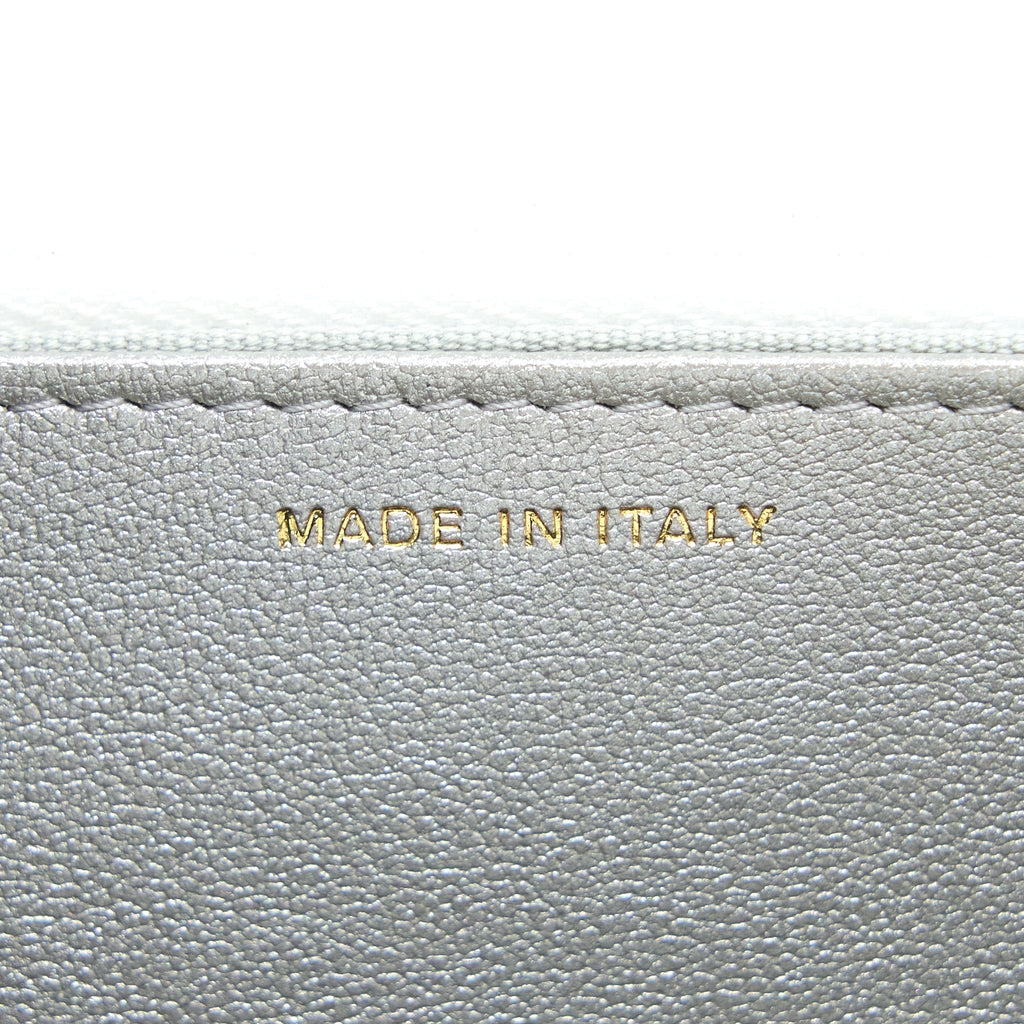 Chanel 23P Top Handle Wallet on Chain Calfskin White/Multicolour Brushed  (Microchip)