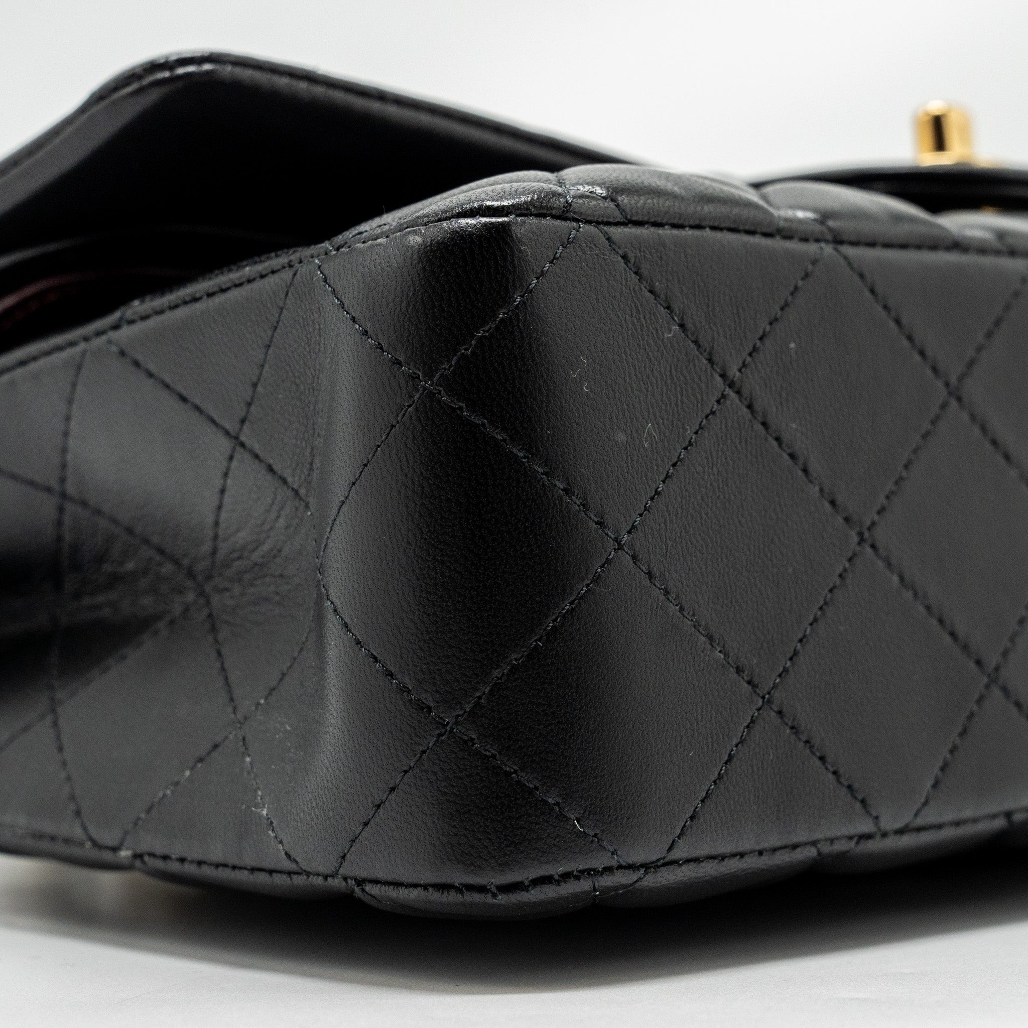 Chanel Medium Classic Double Flap Bag Lambskin Black