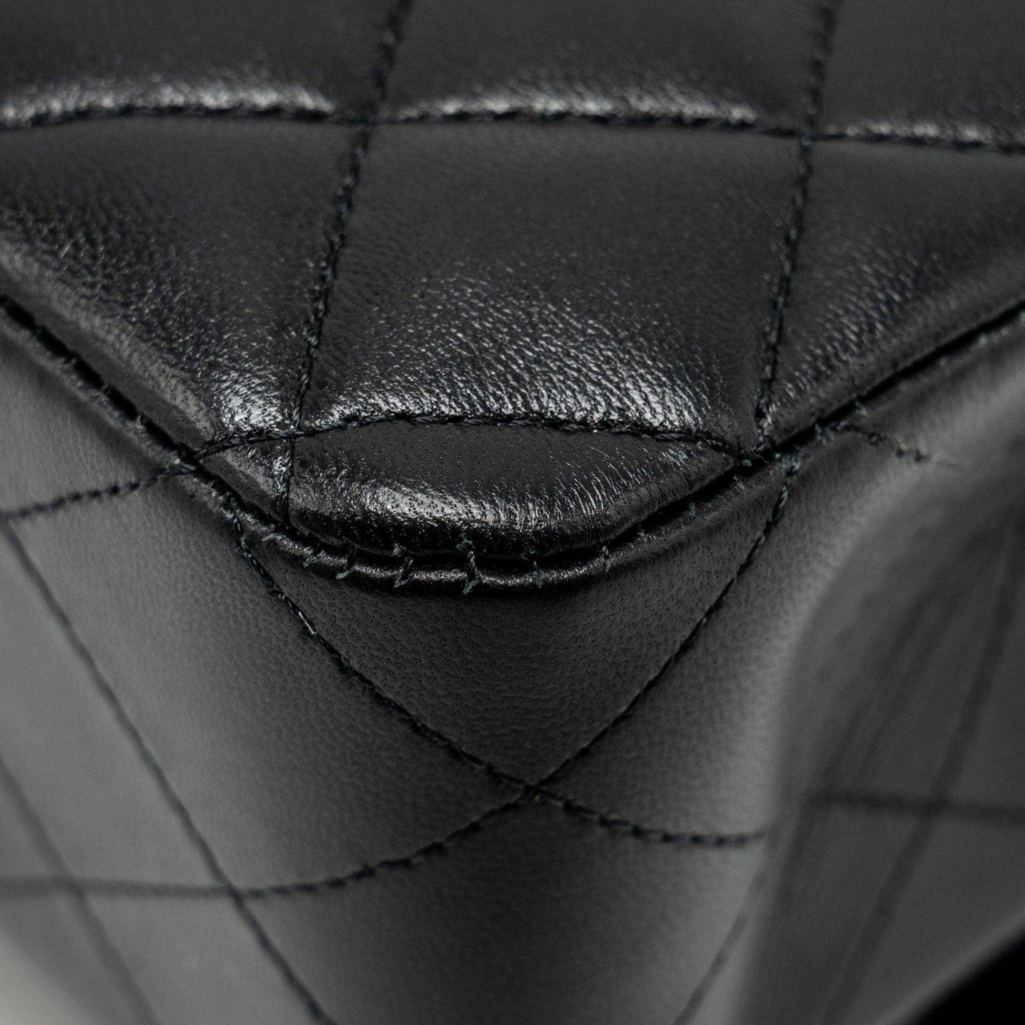 Chanel Medium Classic Double Flap Bag Lambskin Black