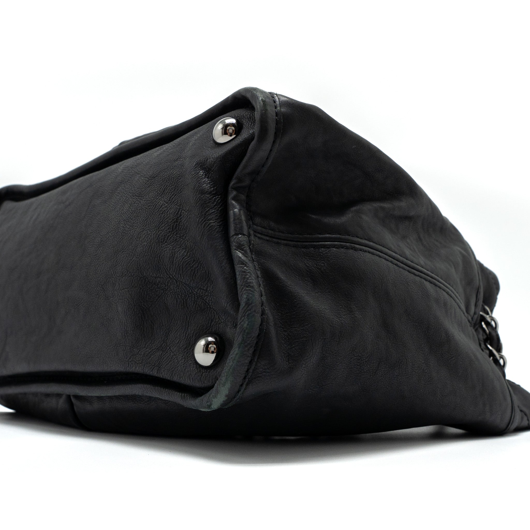 Chanel Tote Bag Calfskin Black