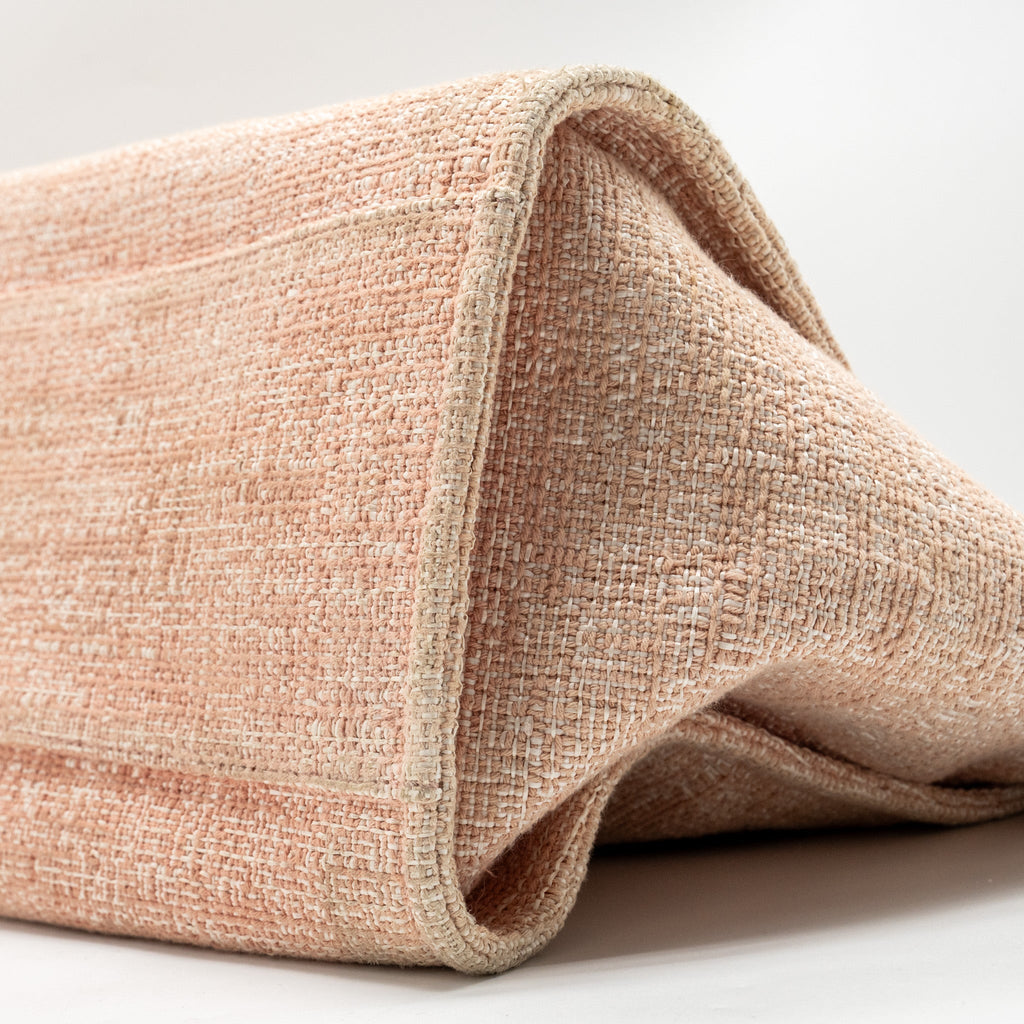 Chanel Deauville Tote Bag Canvas/ Calfskin Pink