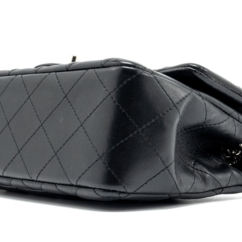 Chanel Mini Rectangular flap bag lambskin black
