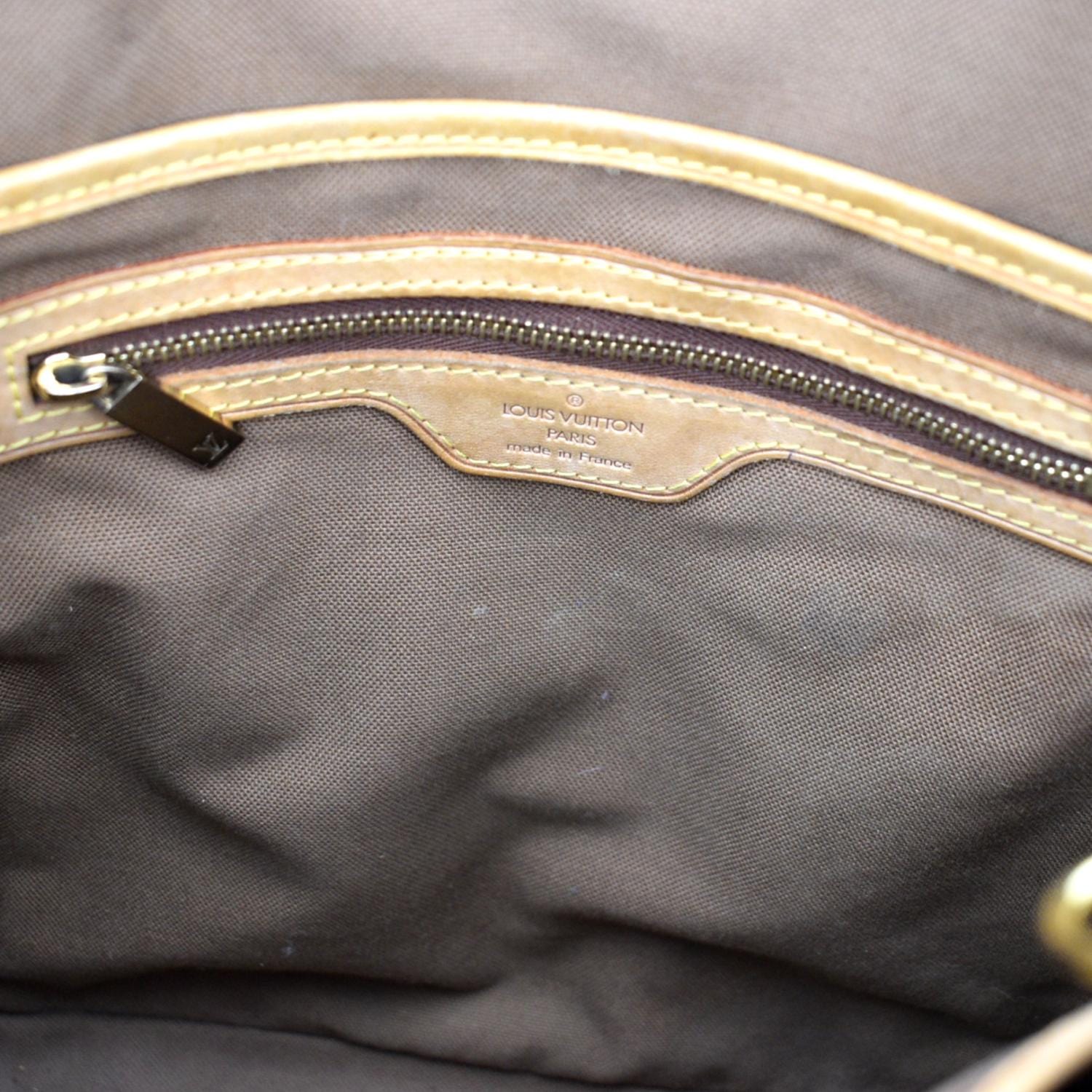 LOUIS VUITTON Vavin GM Monogram Canvas Tote Bag Brown
