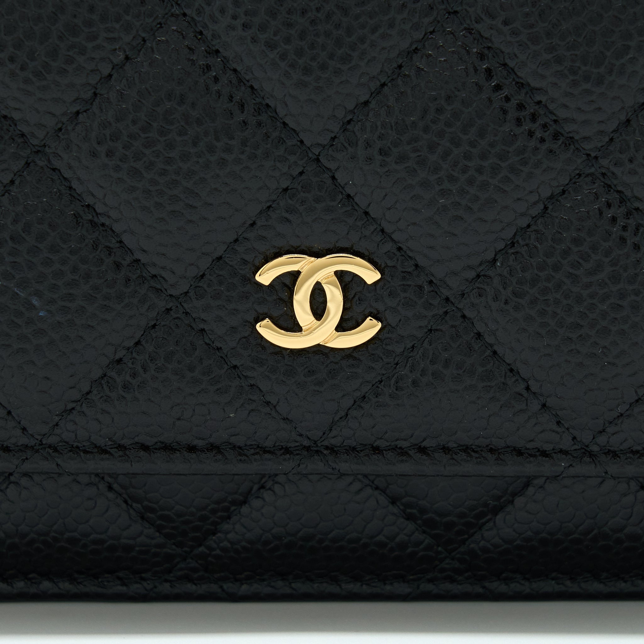 Chanel Classic Wallet On Chain Caviar Black