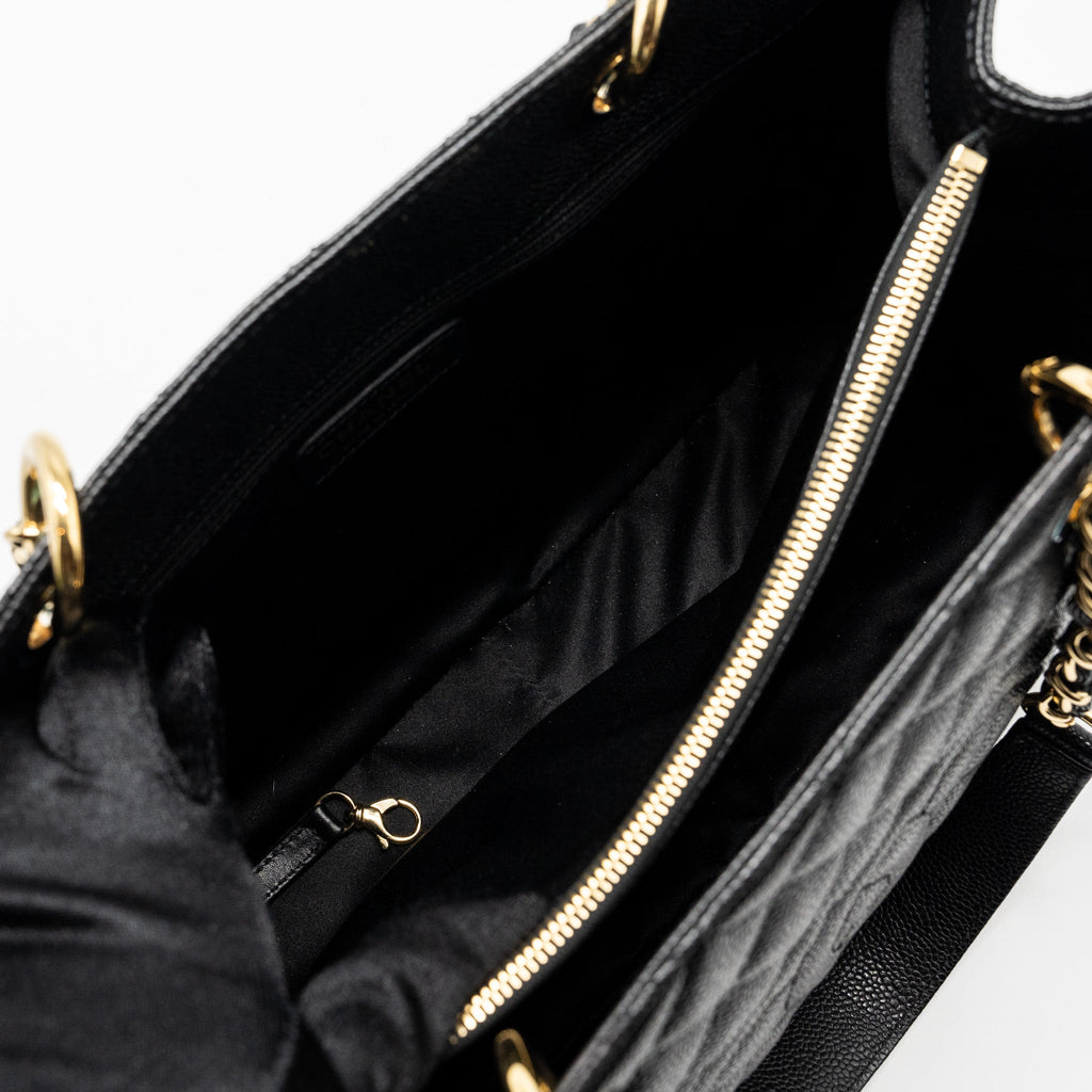 Chanel Grand Shopping Tote Bag Caviar Black