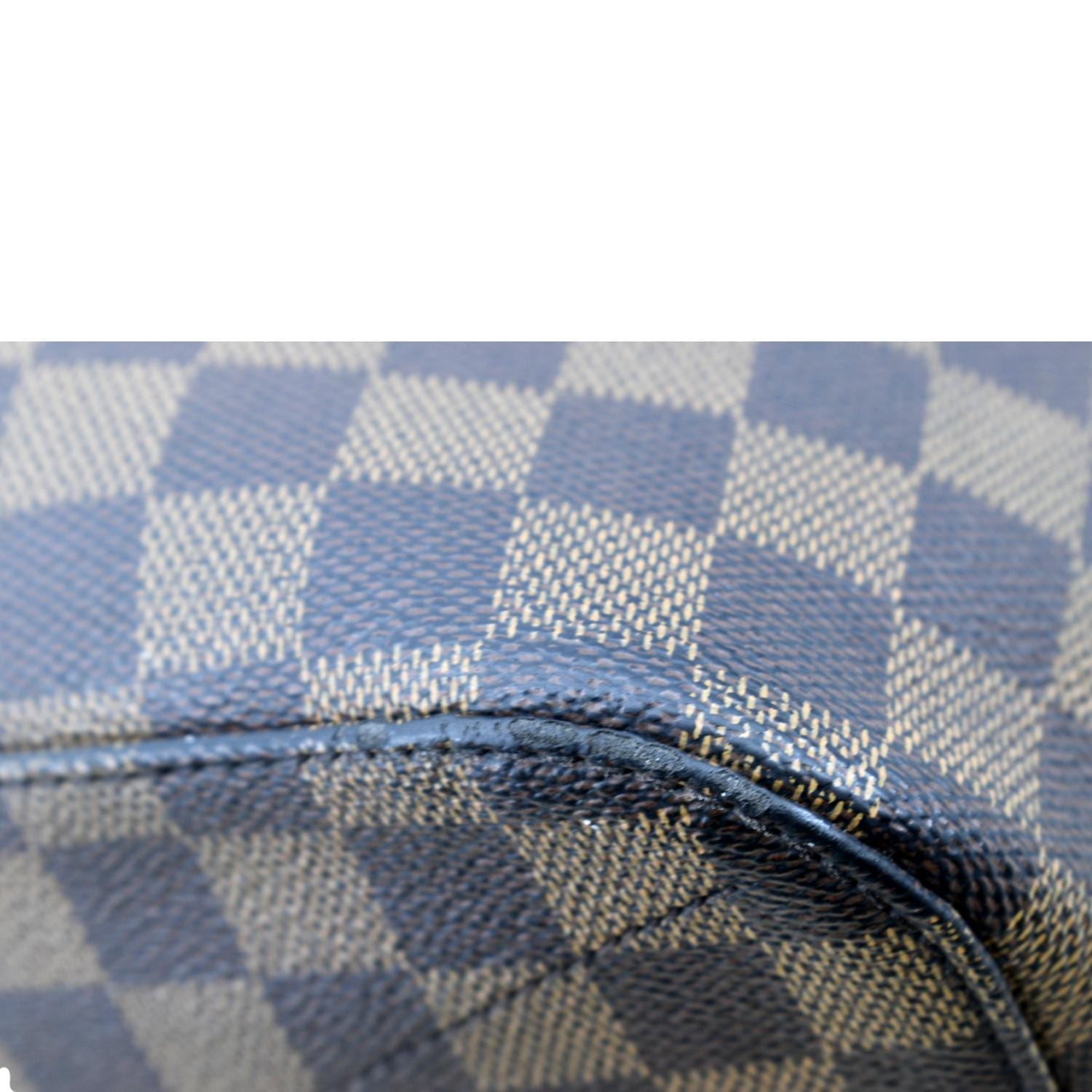 LOUIS VUITTON Siena GM Damier Ebene Shoulder Bag Brown
