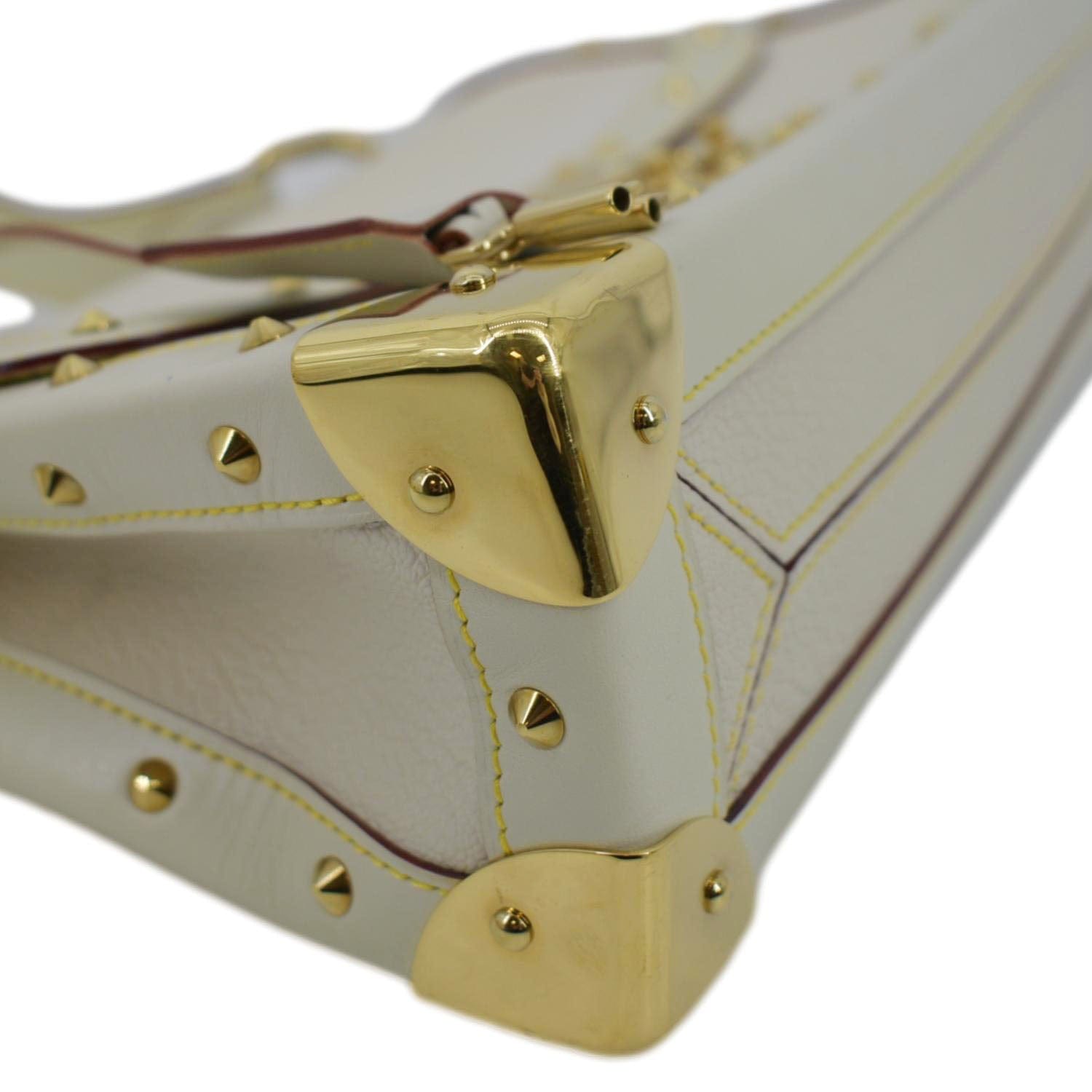 LOUIS VUITTON Suhali Le Talentueux Leather Shoulder Bag White