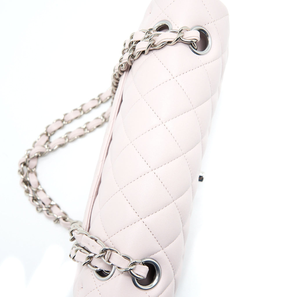 Chanel Small Classic Double Flap Lambskin Light Purple  (Microchip)
