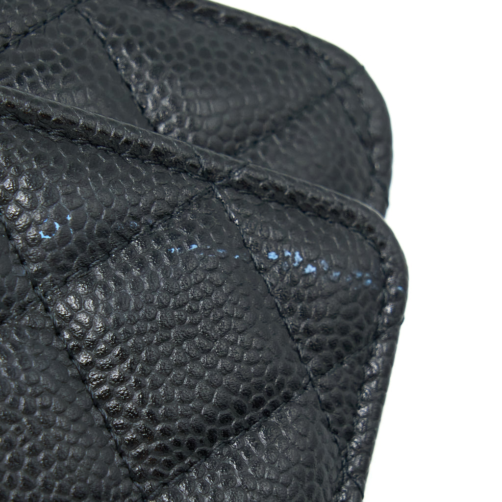 Chanel Classic Wallet On Chain Caviar Black