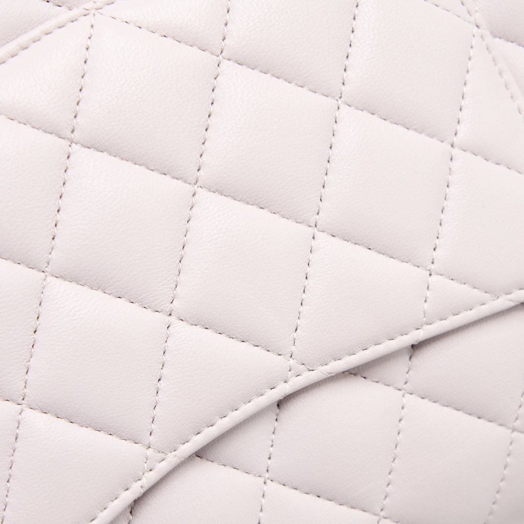 Chanel Small Classic Double Flap Lambskin Light Purple  (Microchip)