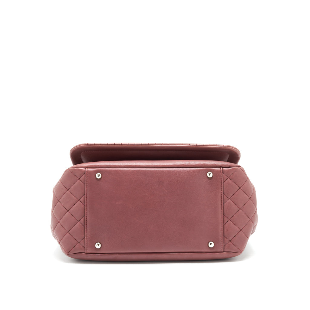 Chanel Flap Tote Bag Brown