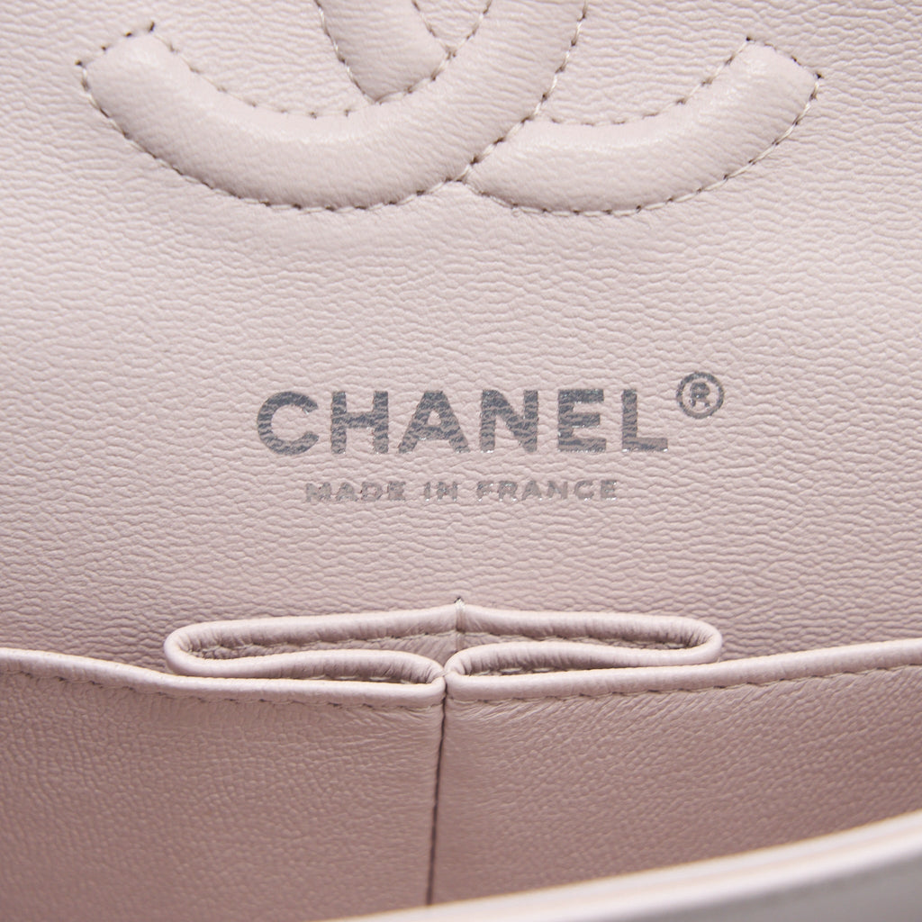 Chanel Small Classic Double Flap Lambskin Light Purple  (Microchip)