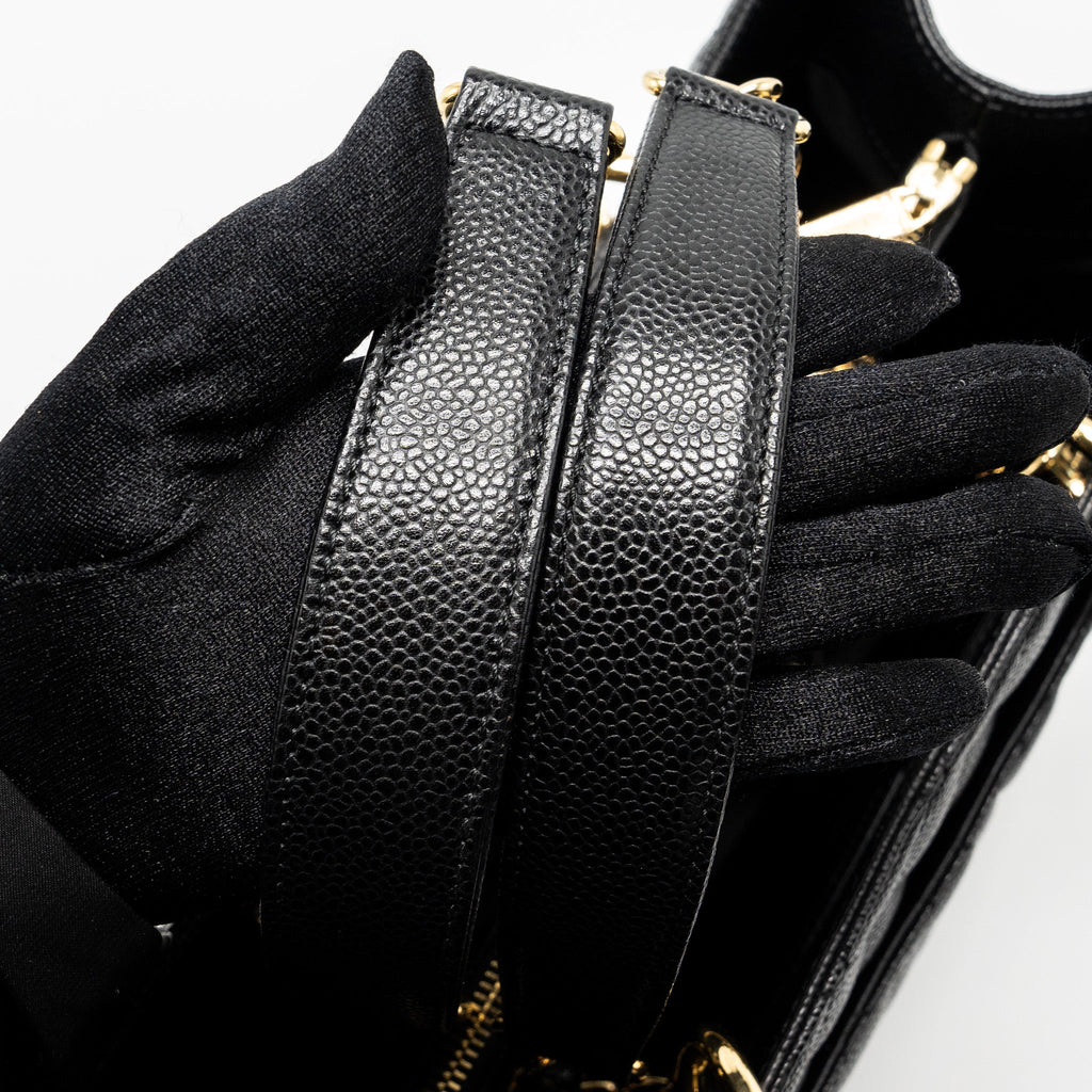 Chanel Grand Shopping Tote Bag Caviar Black