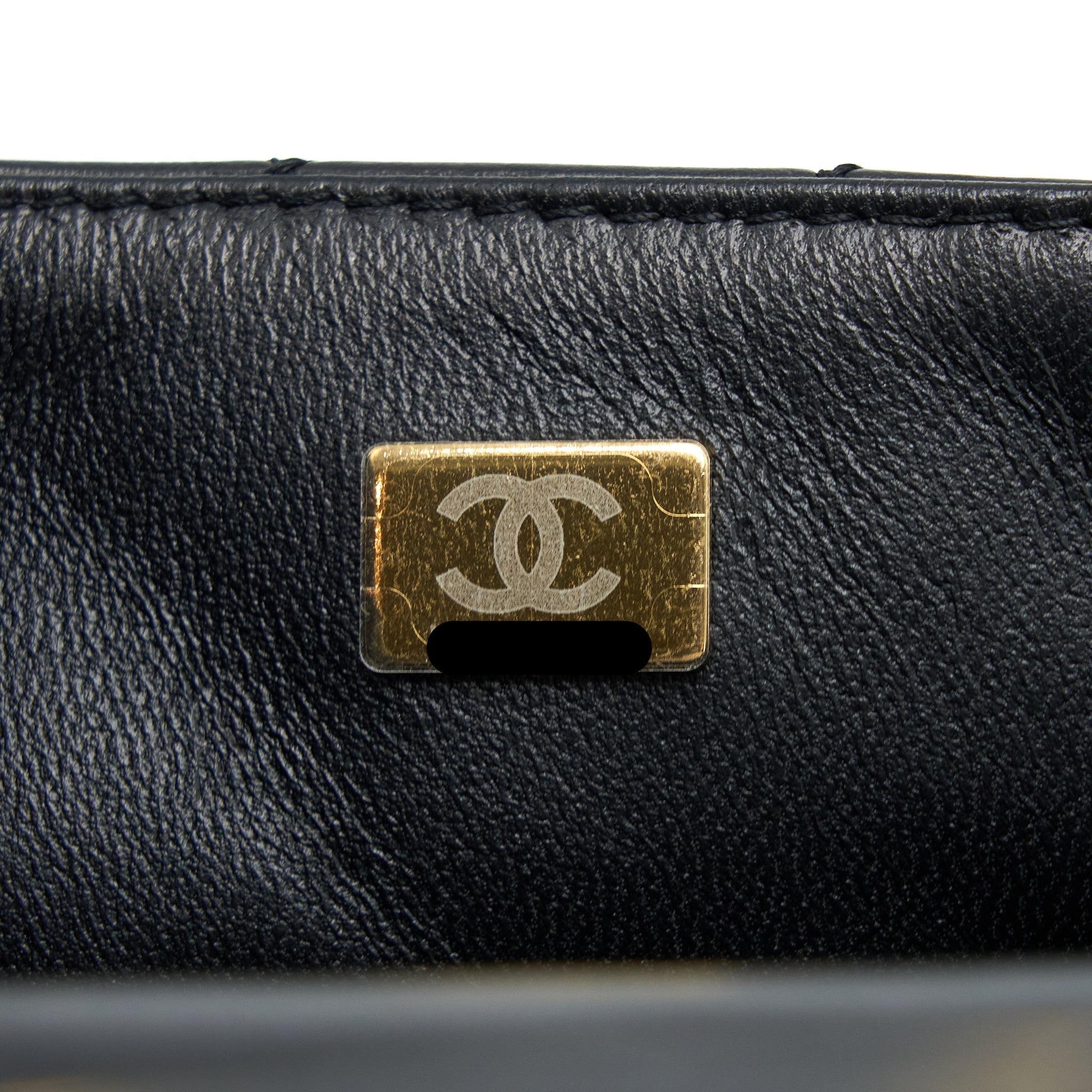 Chanel Mini 2.55 Reissue Flap Bag Aged Calfskin Black Brushed  (Microchip)