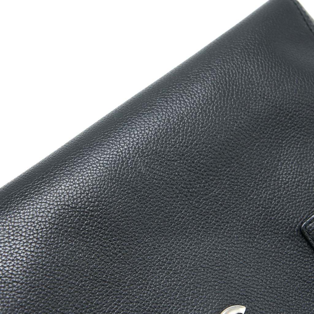 Chanel Cerf Tote Bag Grained Calfskin Black