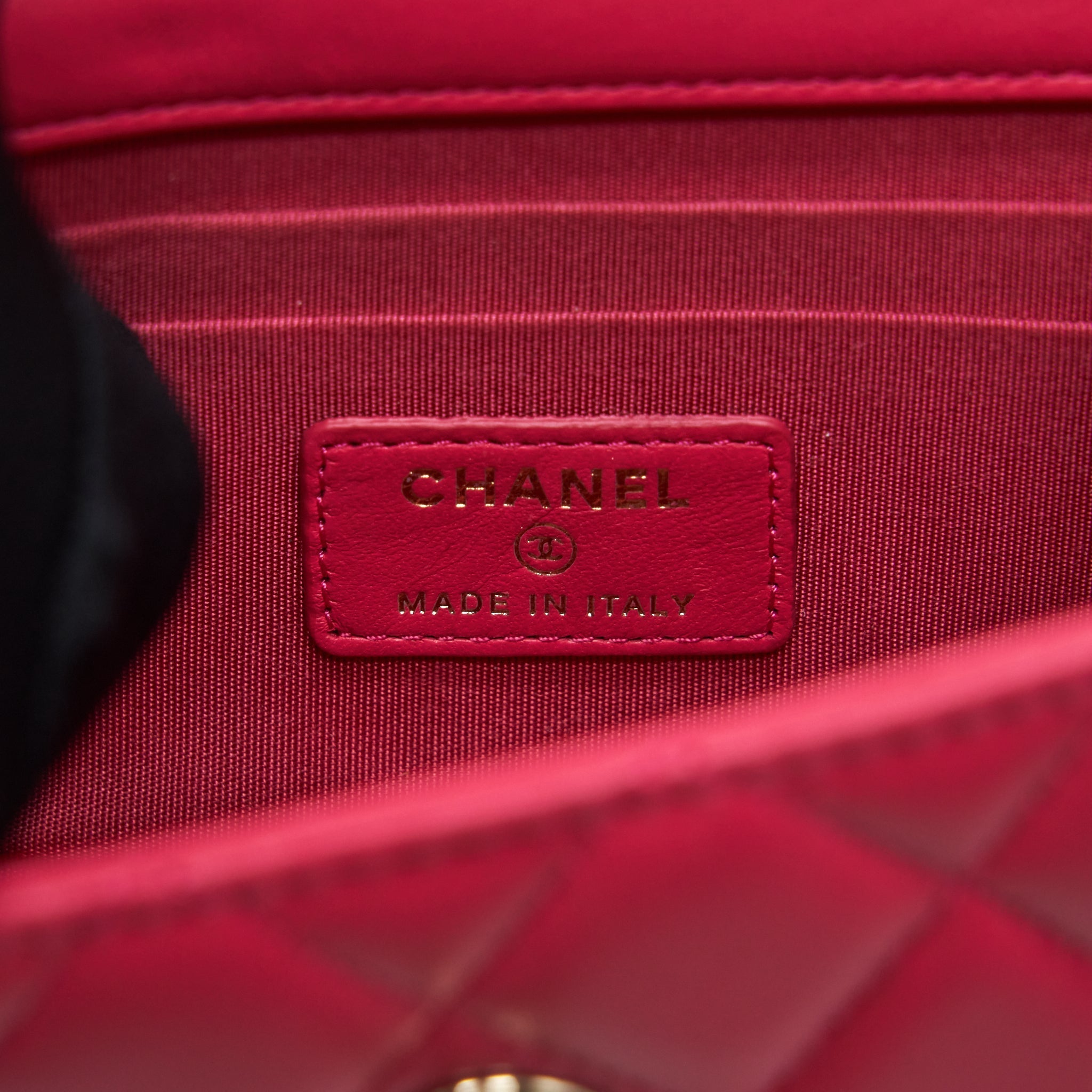 Chanel Mini Trendy CC Wallet On Chain Lambskin Pink L