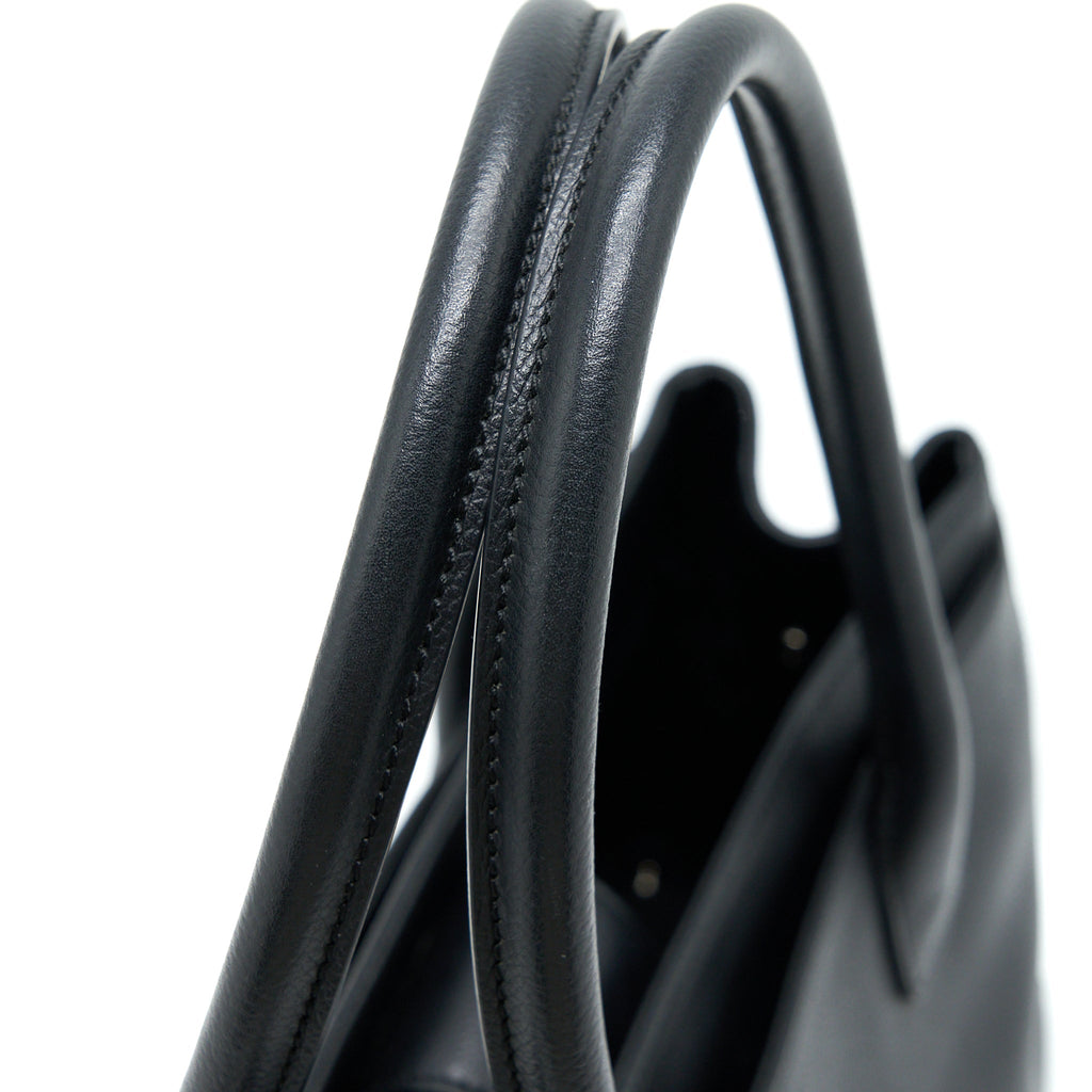 Chanel Cerf Tote Bag Grained Calfskin Black