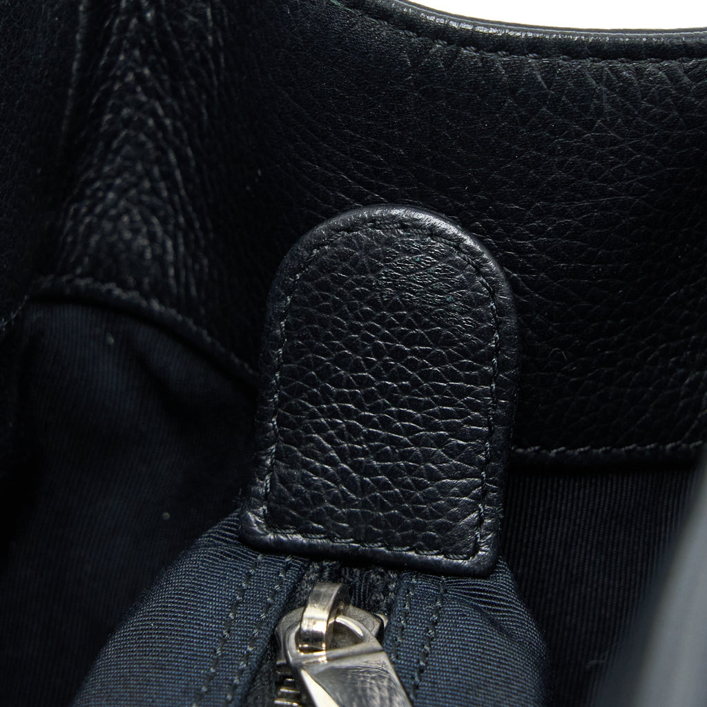Chanel Cerf Tote Bag Grained Calfskin Black