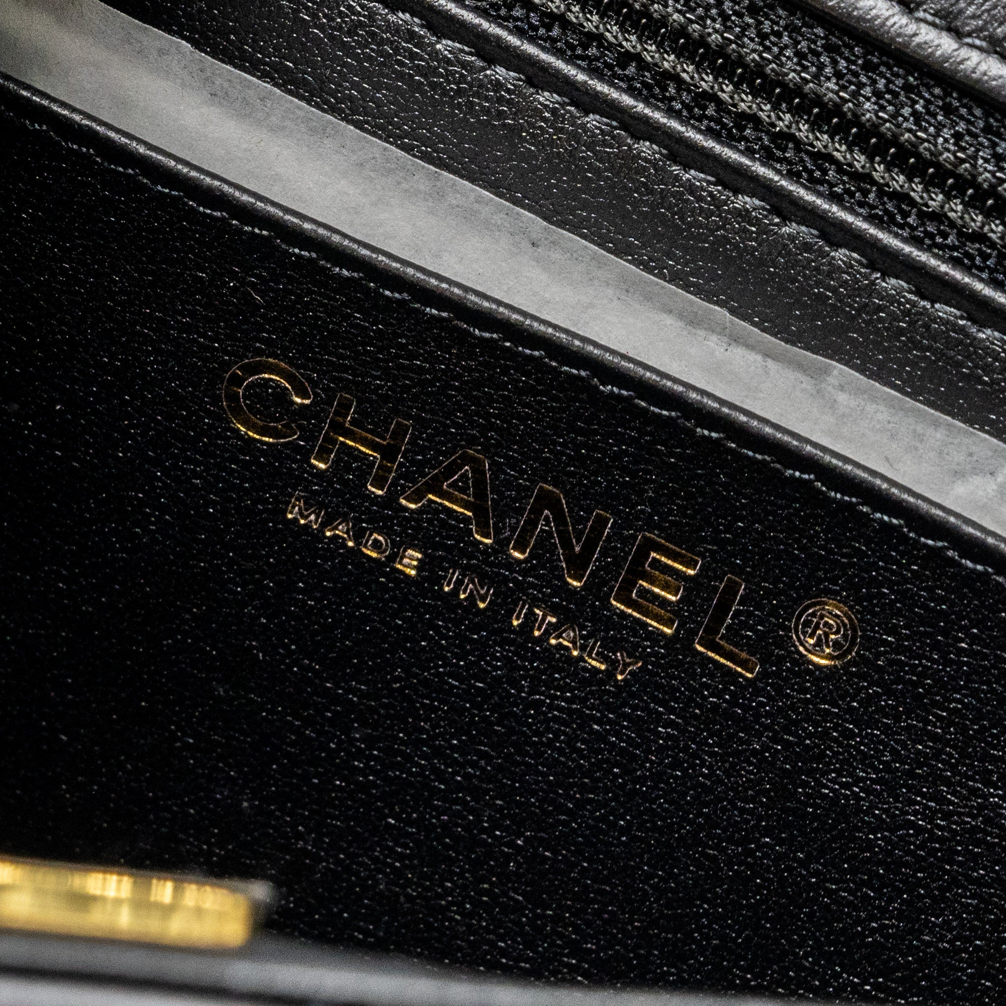 Chanel Mini 2.55 Reissue Flap Bag Aged Calfskin Black  (Microchip)