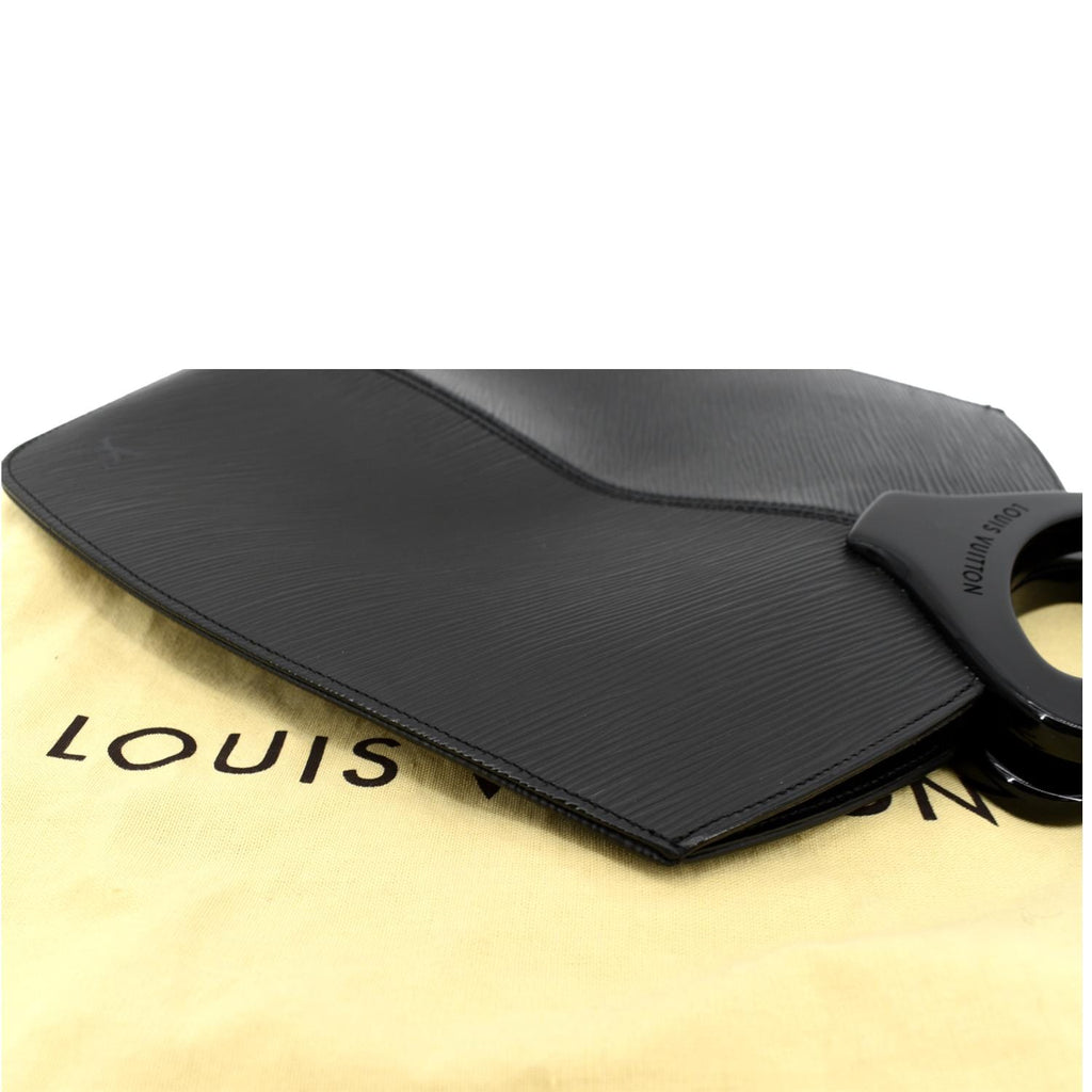 LOUIS VUITTON Noctambule Epi Leather Tote Bag Black