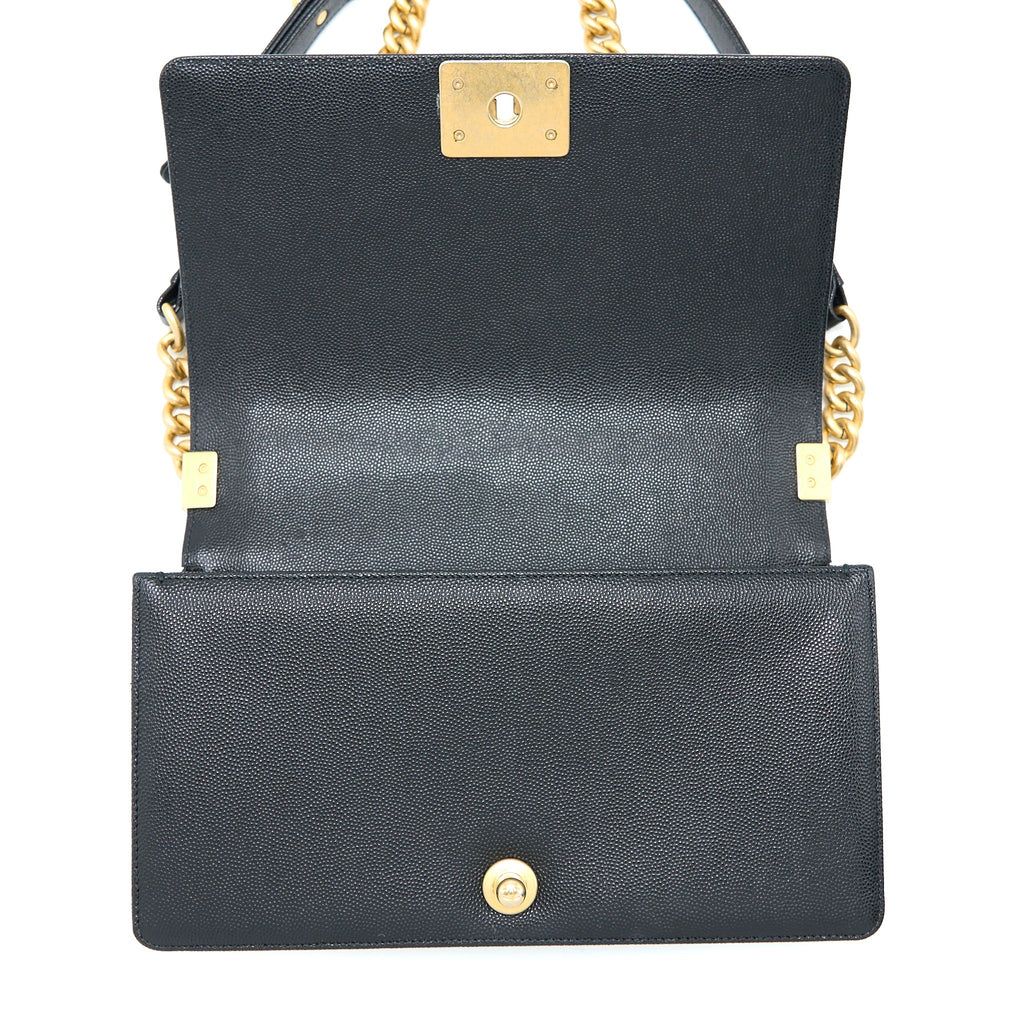 Chanel Medium Boy Bag Caviar Black