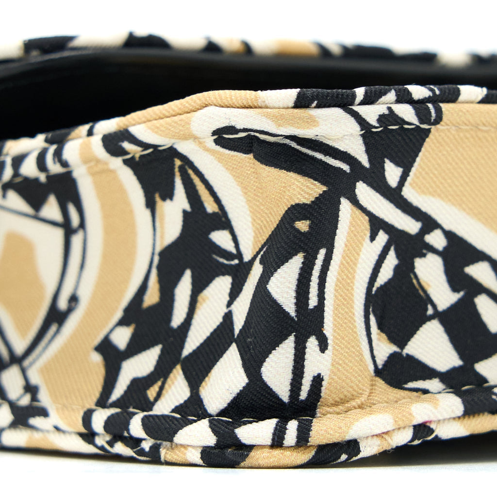 Chanel Mini Flap Bag Fabric Multicolour L (Microchip)