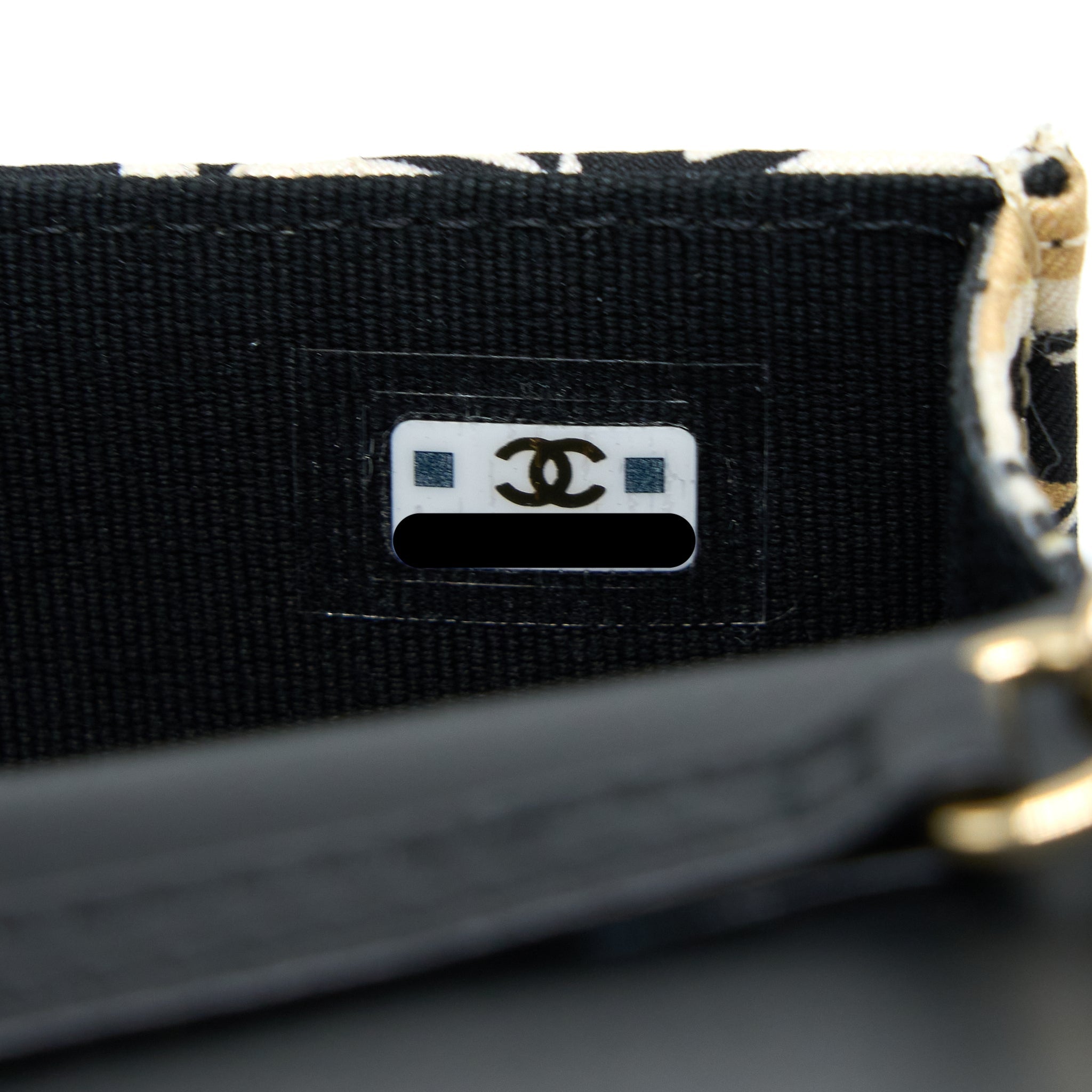 Chanel Mini Flap Bag Fabric Multicolour L (Microchip)