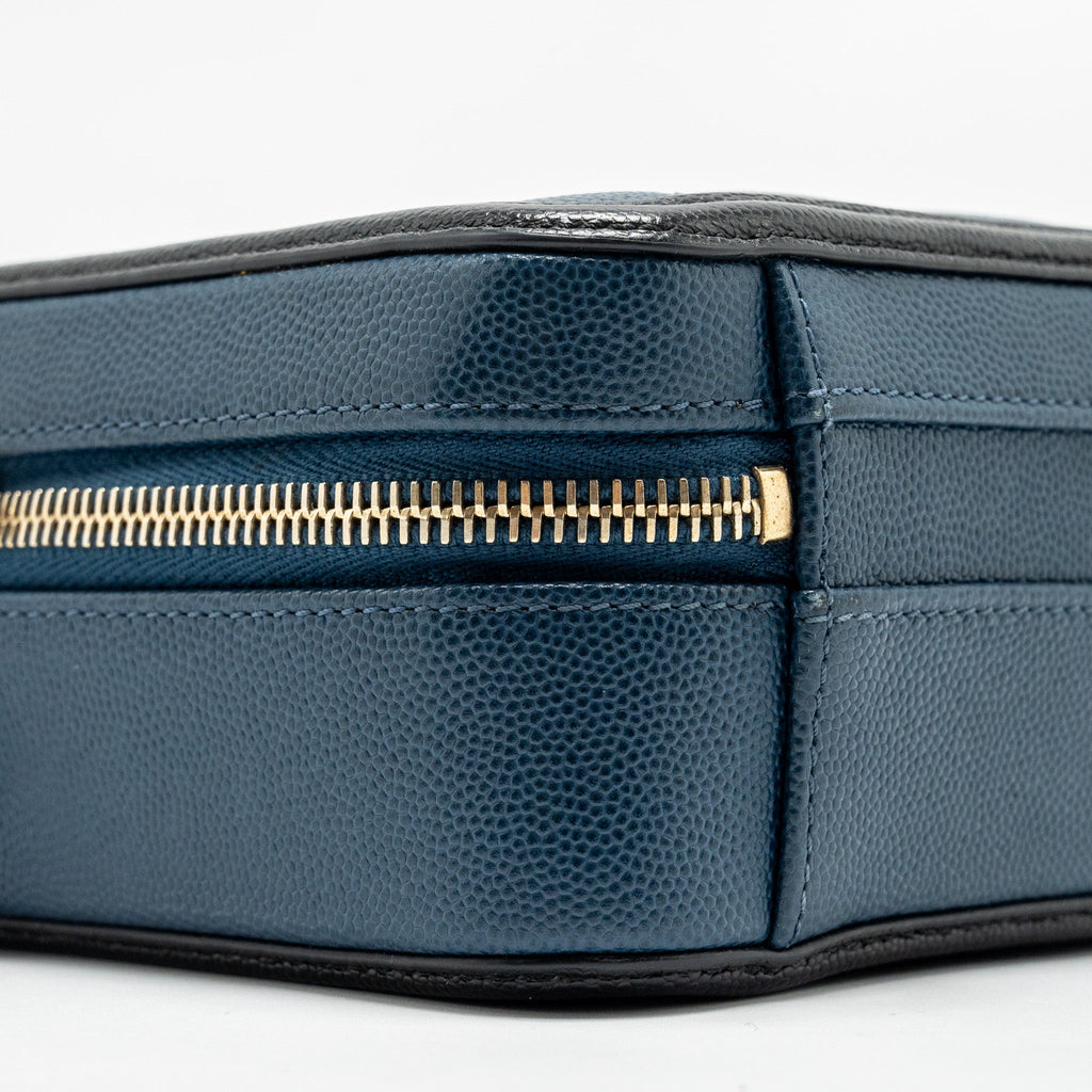 Chanel Small Filigree Vanity Camera Bag Caviar Navy/Black