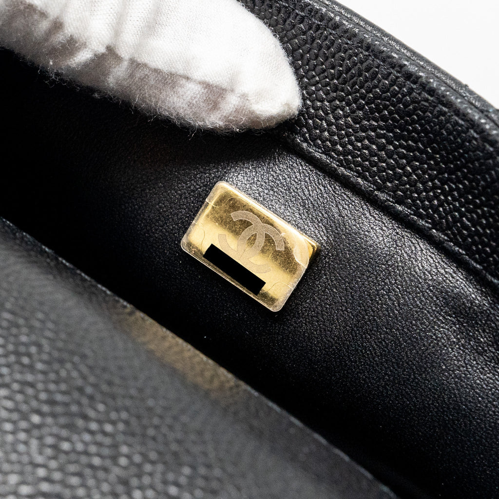 Chanel 23p Coco Love Flap Bag Caviar Black  (microchip)