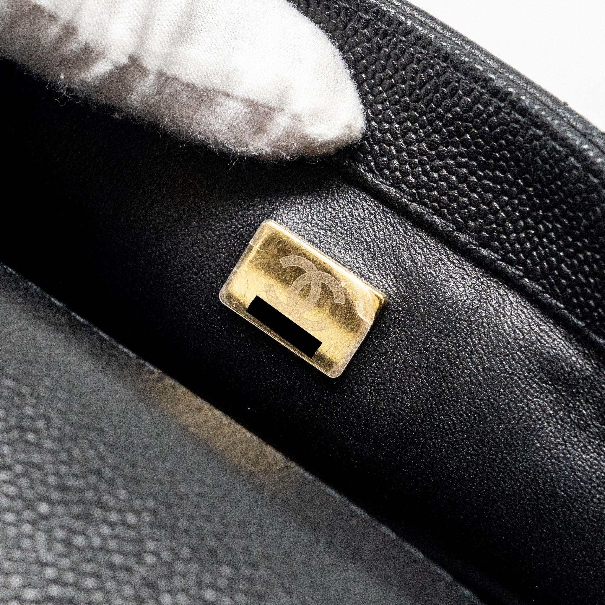 Chanel 23p Coco Love Flap Bag Caviar Black  (microchip)