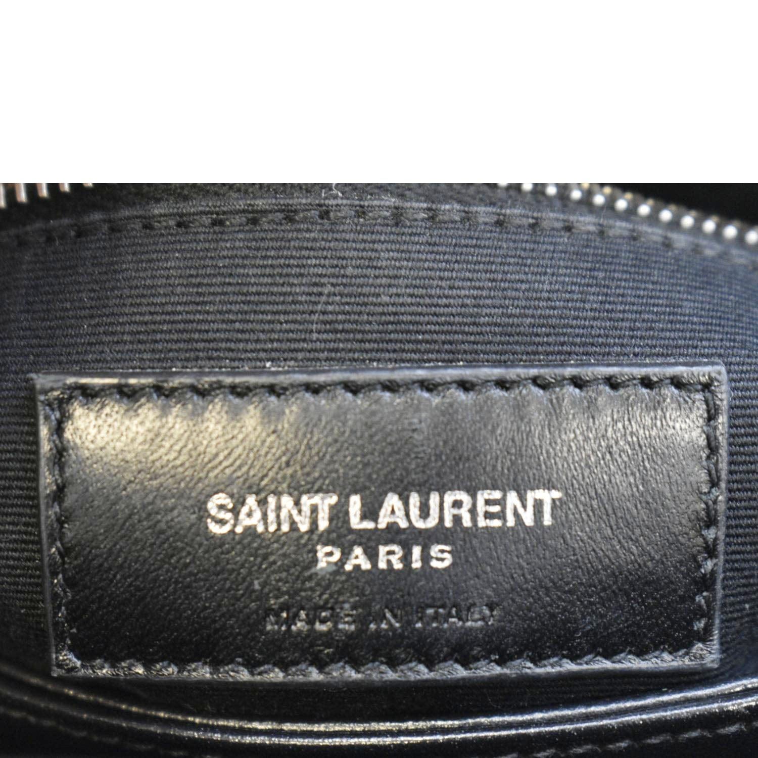 YVES SAINT LAURENT Loulou Toy Matelasse Leather Shoulder Bag Black