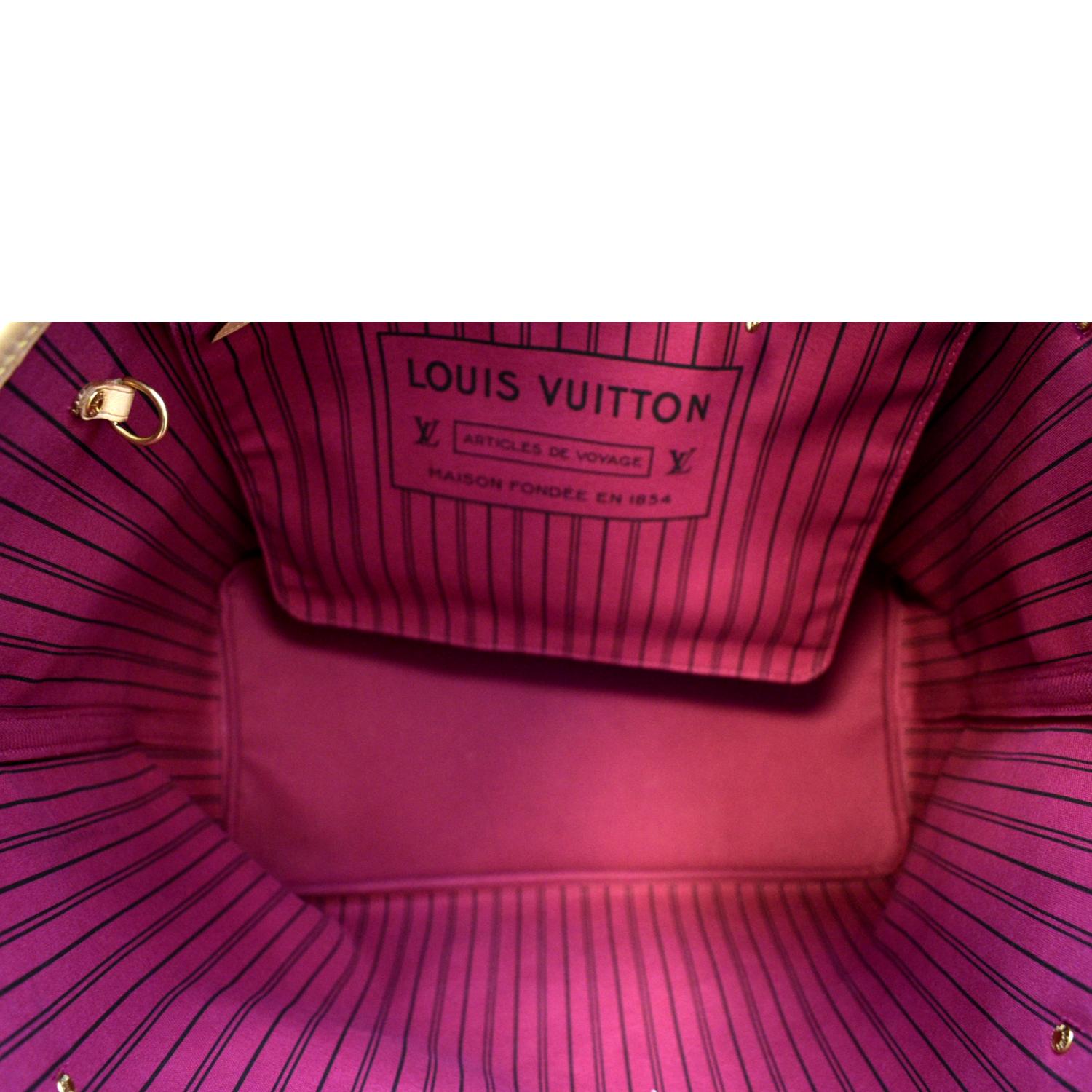 LOUIS VUITTON Neverfull GM Monogram Canvas Tote Bag Brown