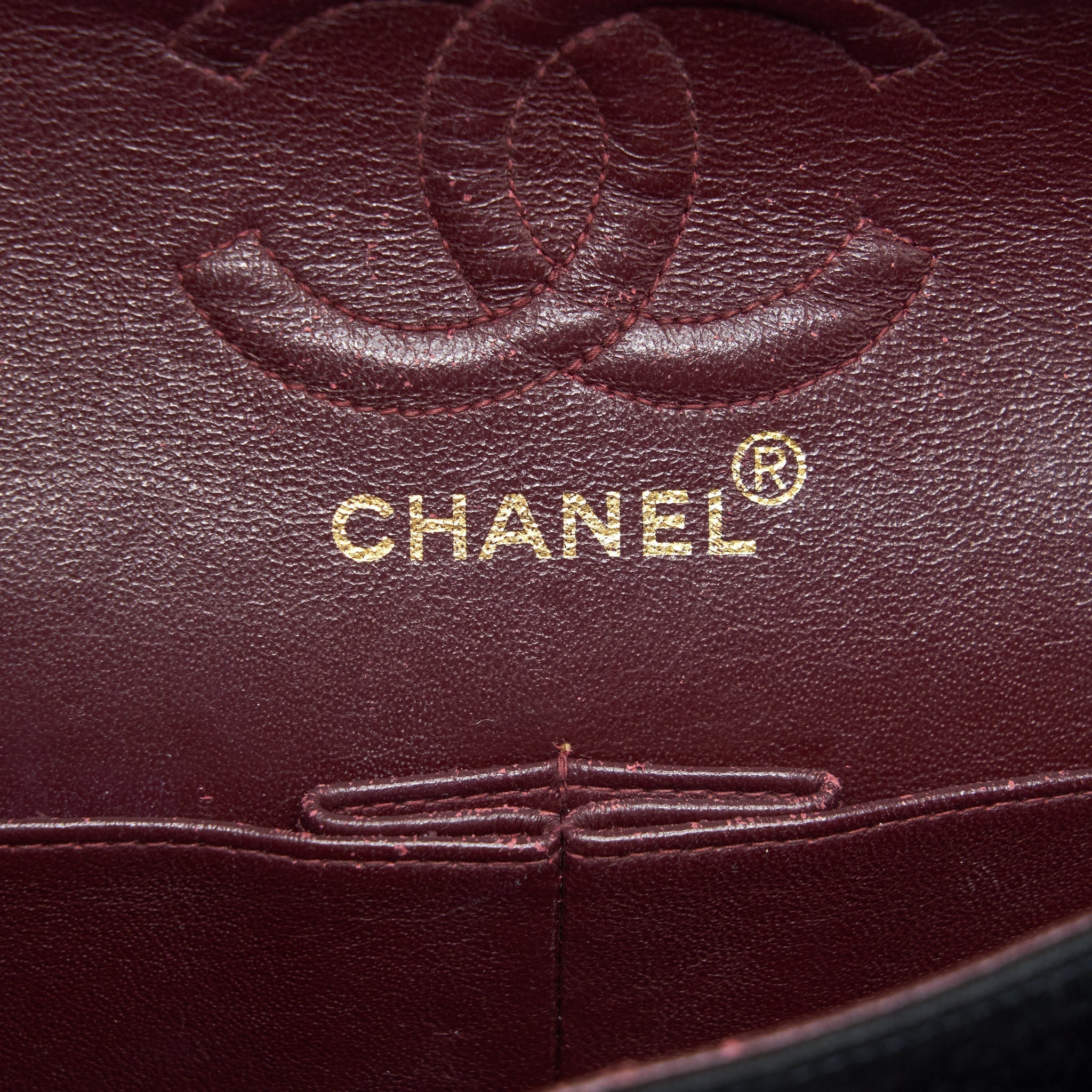 Chanel Vintage Small Classic Flap Bag Fabric Black Ruthenium