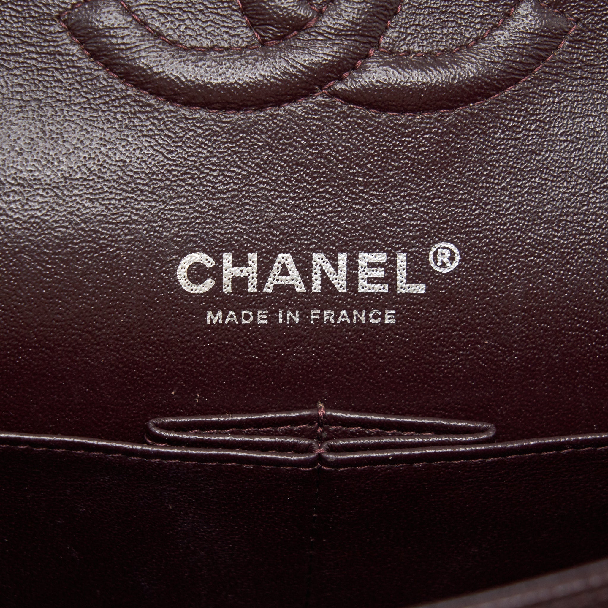 Chanel Medium Classic double Flap bag Caviar Burgundy