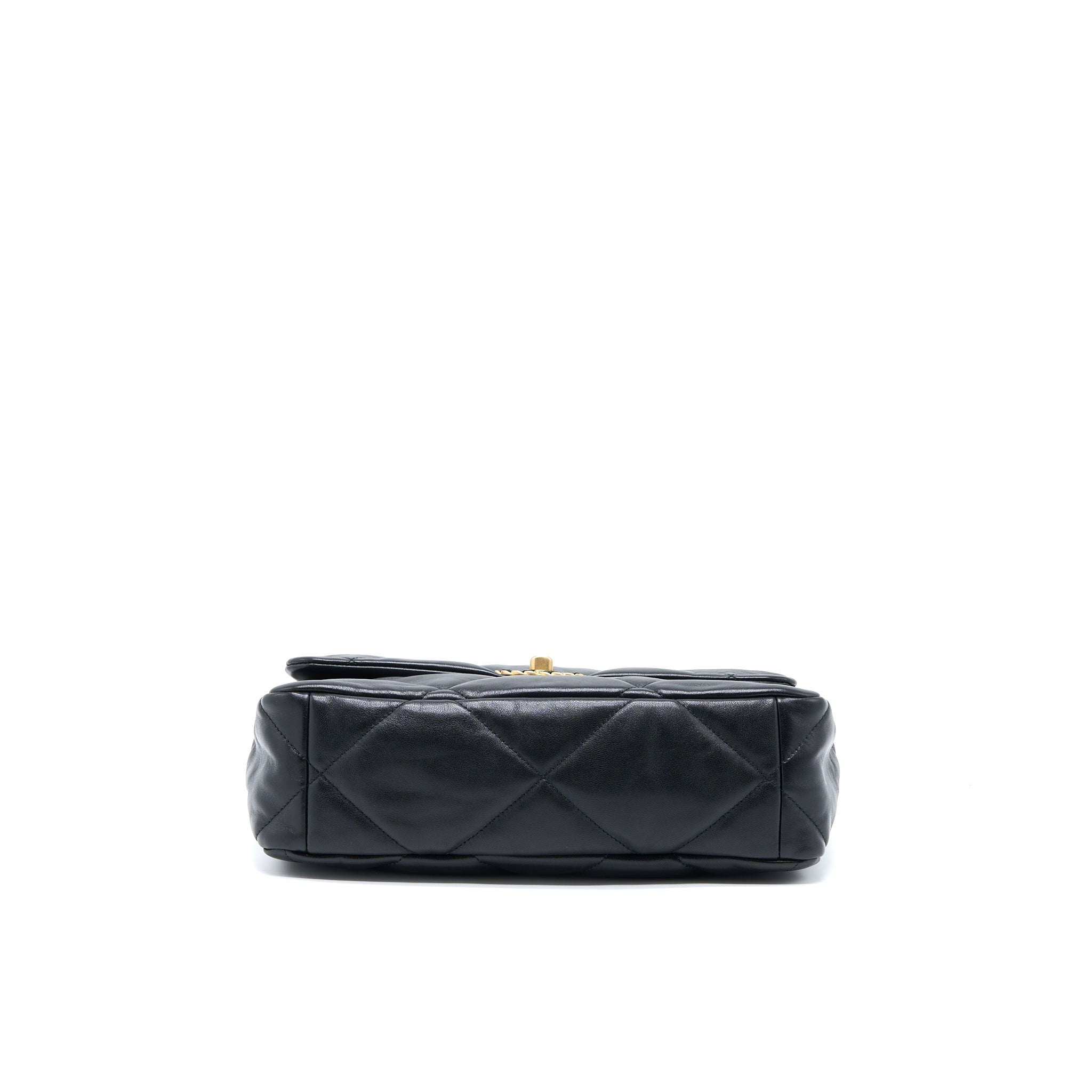 Chanel Medium 19 Bag Goatskin Black Multicolour Hardware