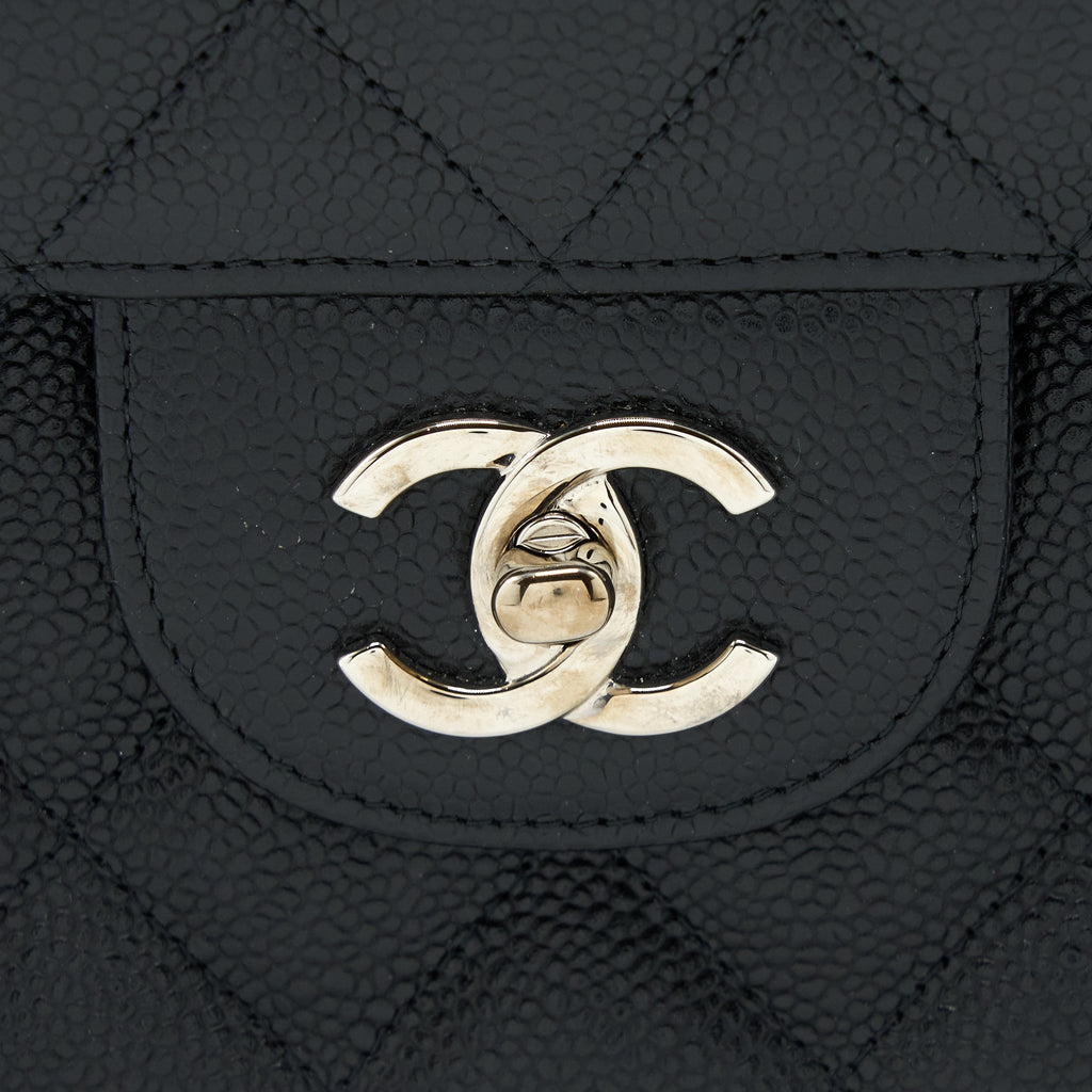 Chanel Jumbo Classic Double Flap Bag Caviar Black